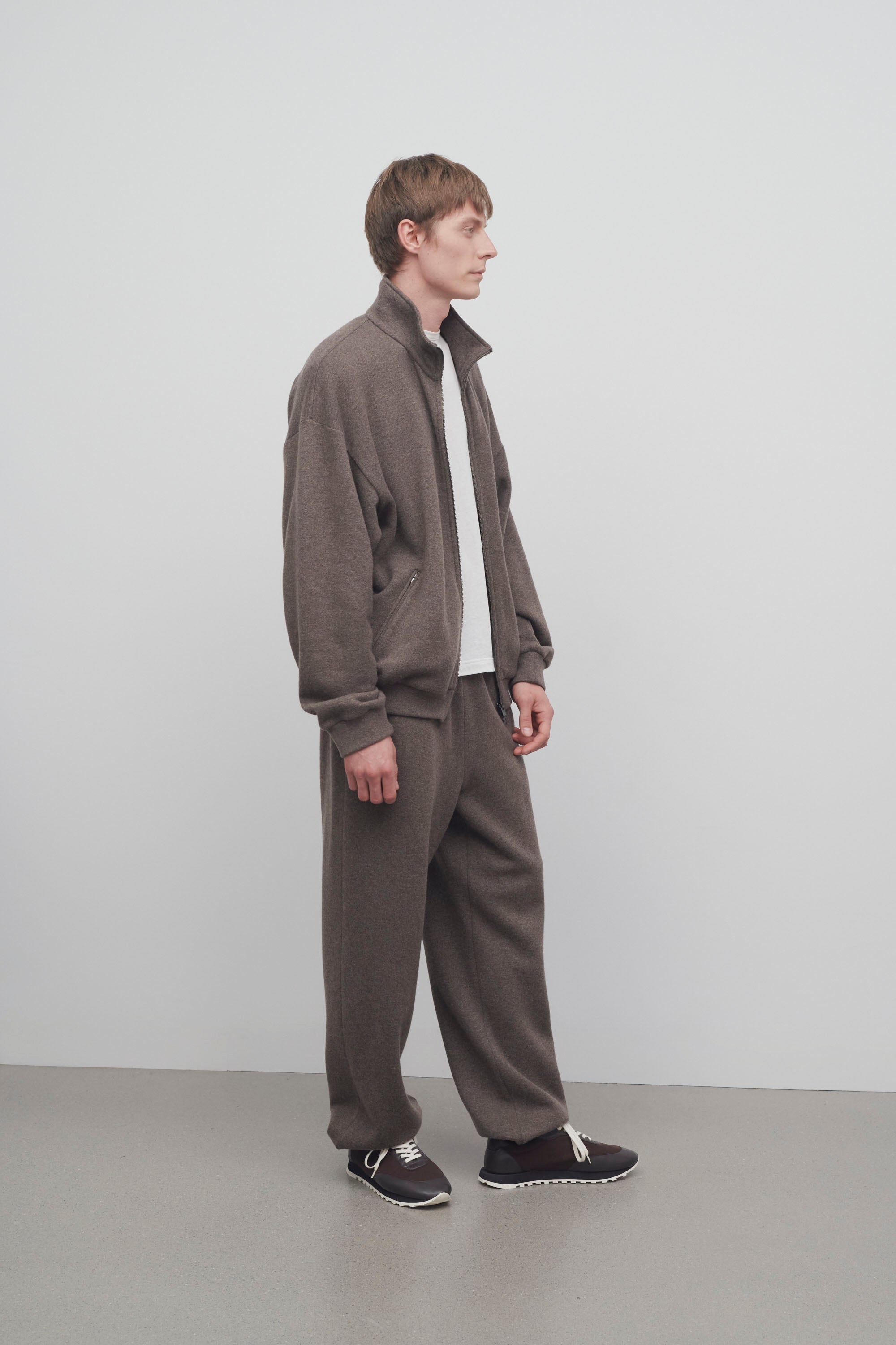 Zaven Pant in Cashmere and Cotton - 4
