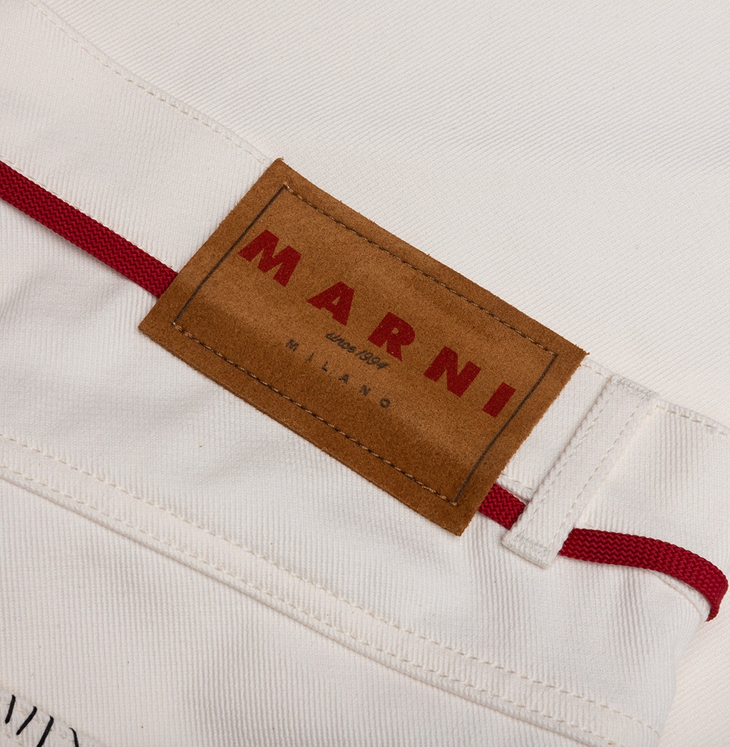 DRAWSTRING TROUSERS - LILY WHITE - 6