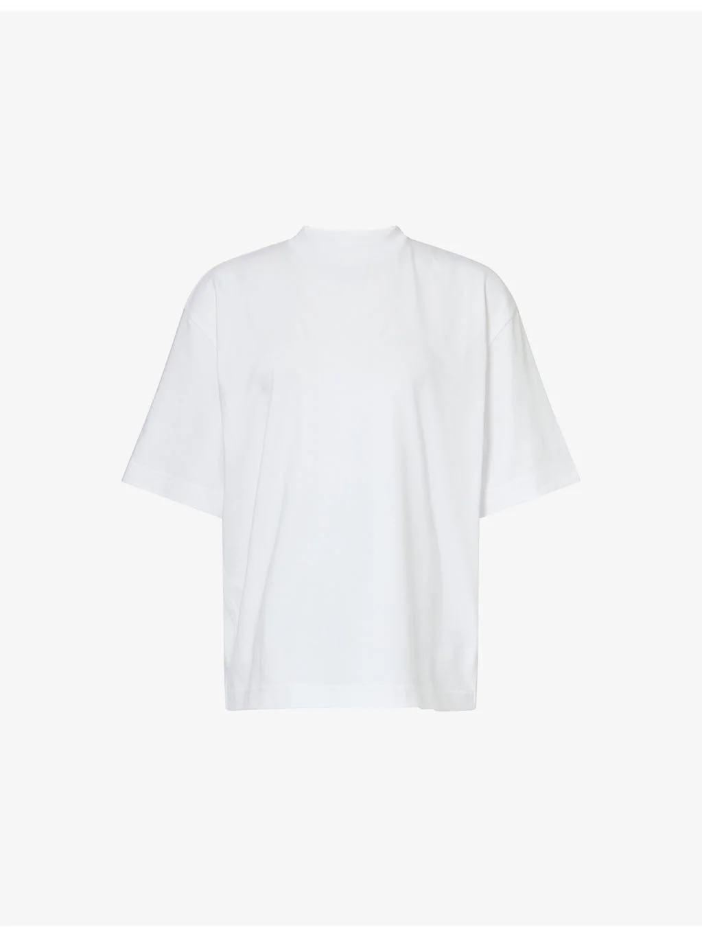 Oversized Short-Sleeve Cotton T-Shirt - 1