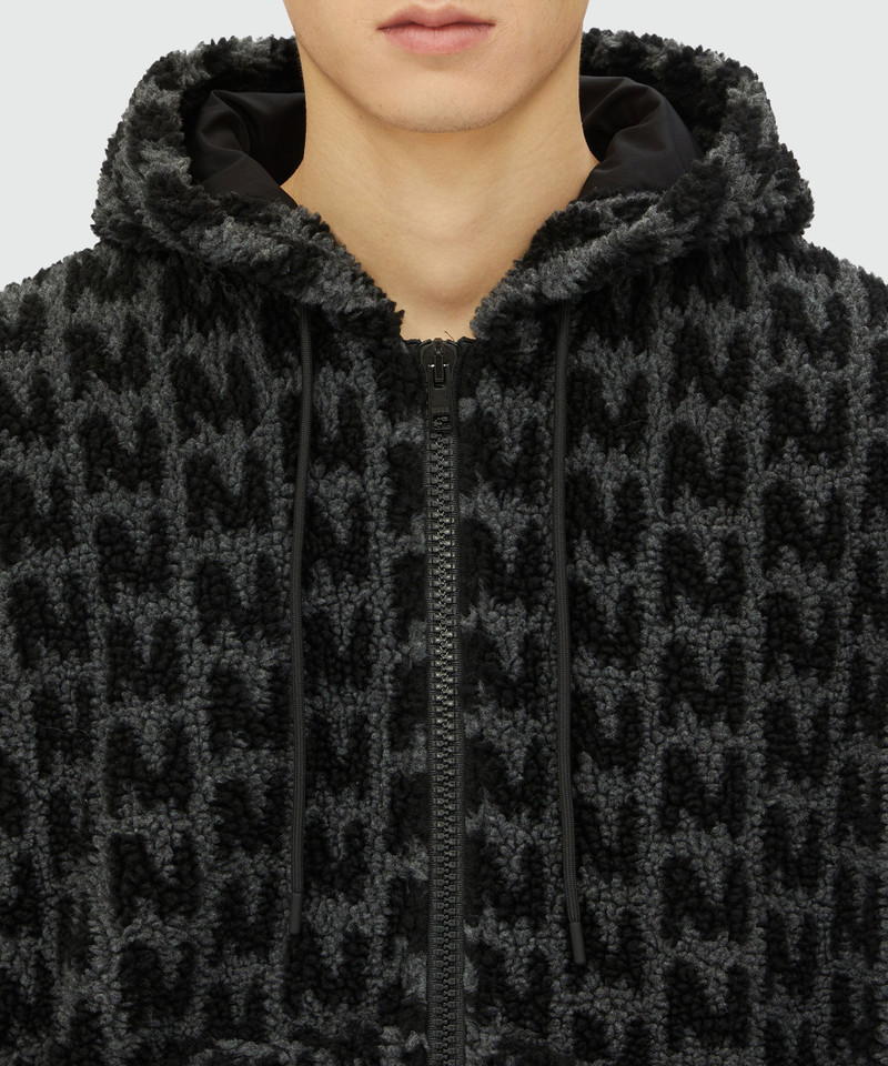 Faux-fur jacquard "TheMwave" jacket 5
