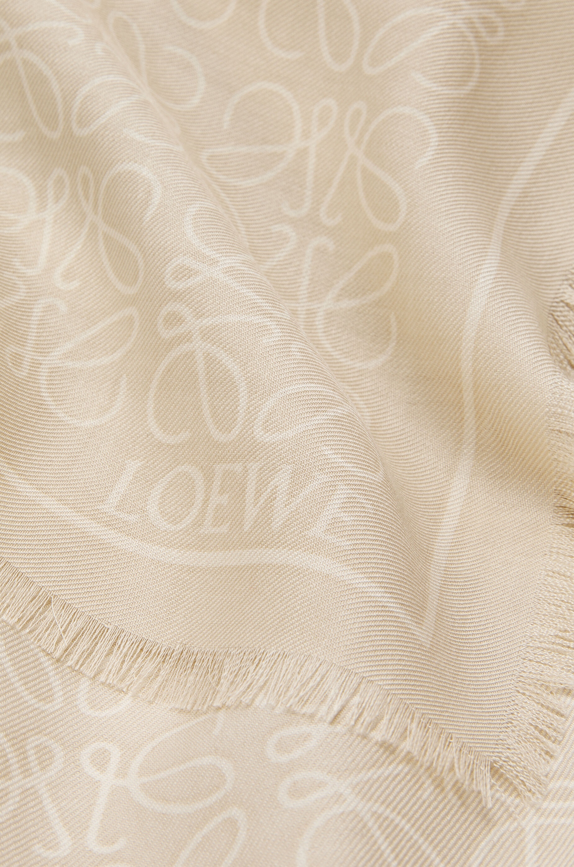 Anagram scarf in wool and silk - 2