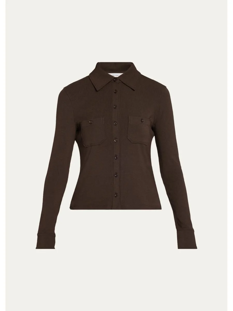 The Pocket Rib-Knit Polo Shirt - 1