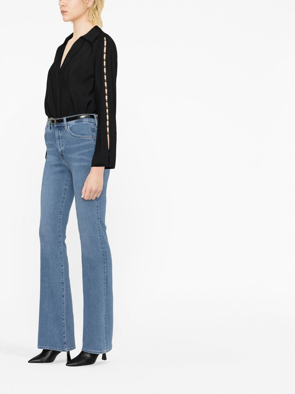 Beverly skinny-cut flared jeans - 4