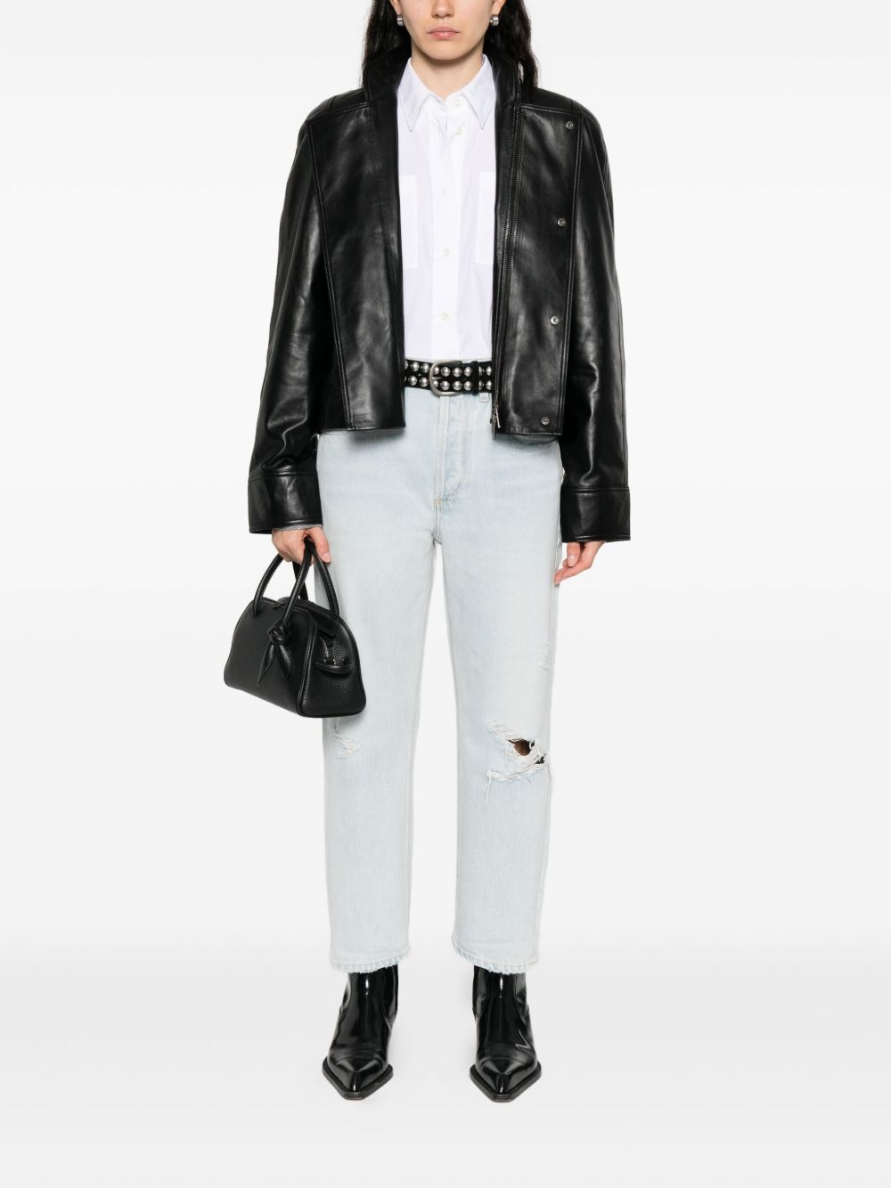 distressed jeans - 2
