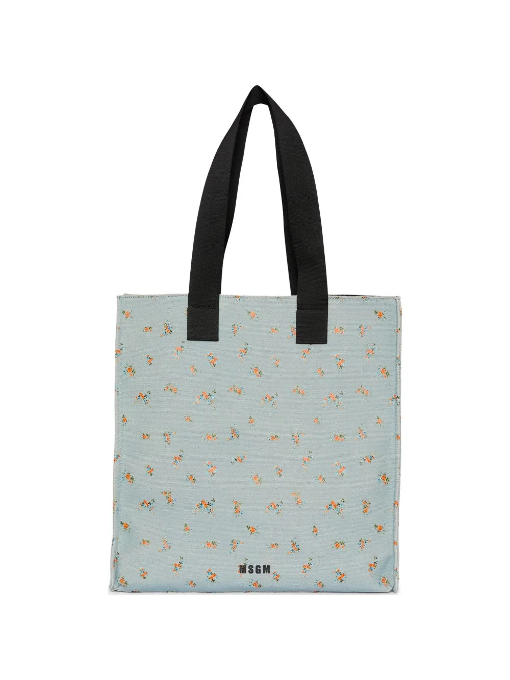 floral-print tote bag - 1