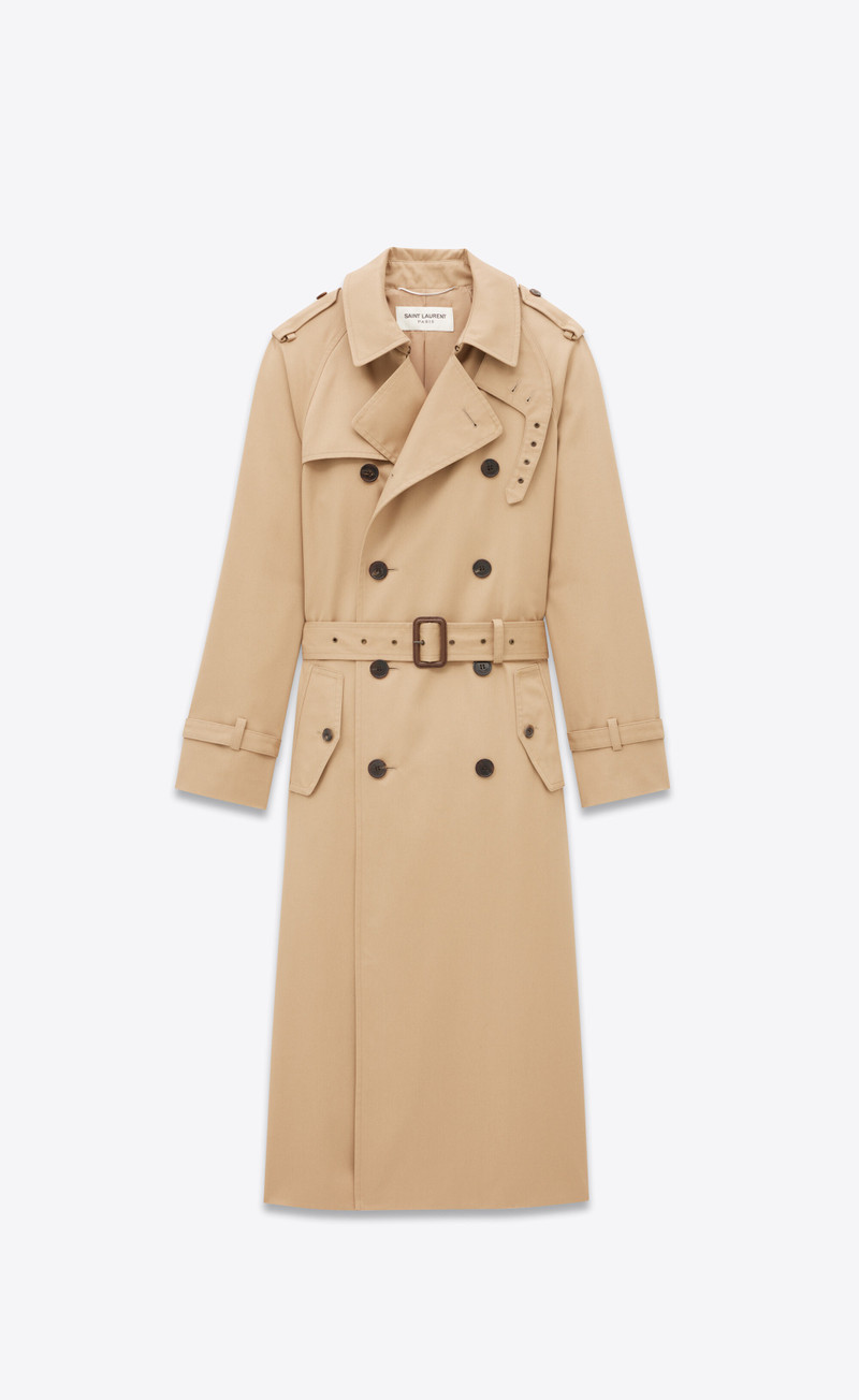 trench coat in gabardine 1