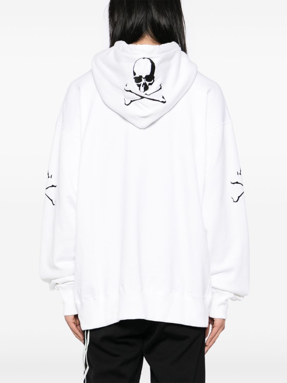 logo-embroidered hoodie - 4