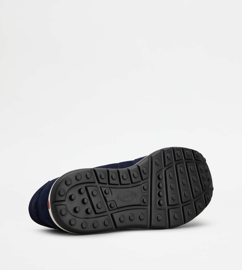 SNEAKERS IN SUEDE - BLUE 4