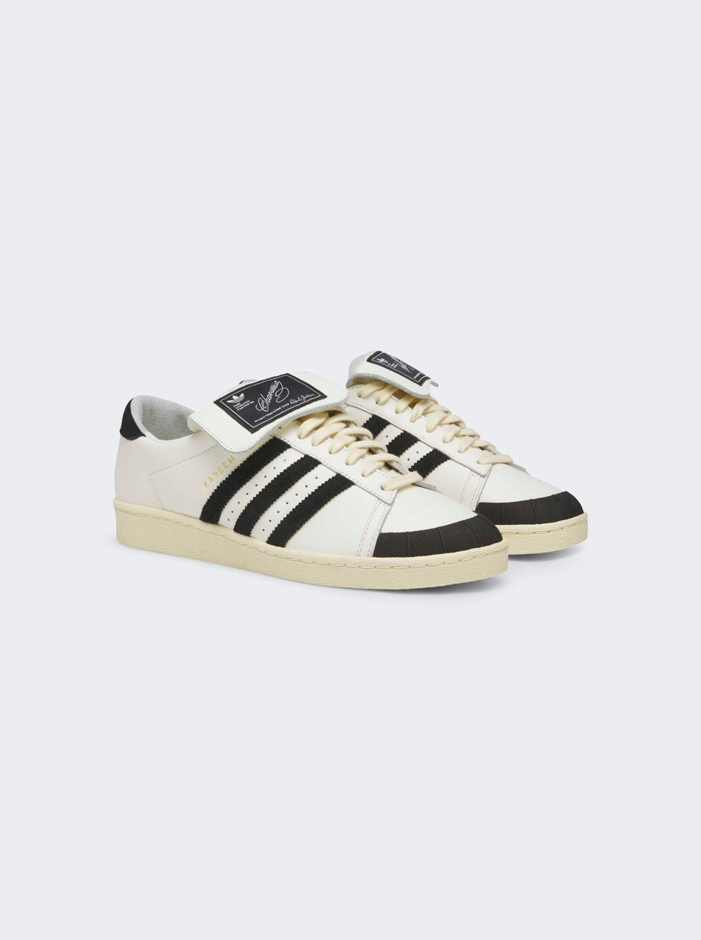 X Willy Chavarria Jabbar Low Sneakers Off White And Black - 3