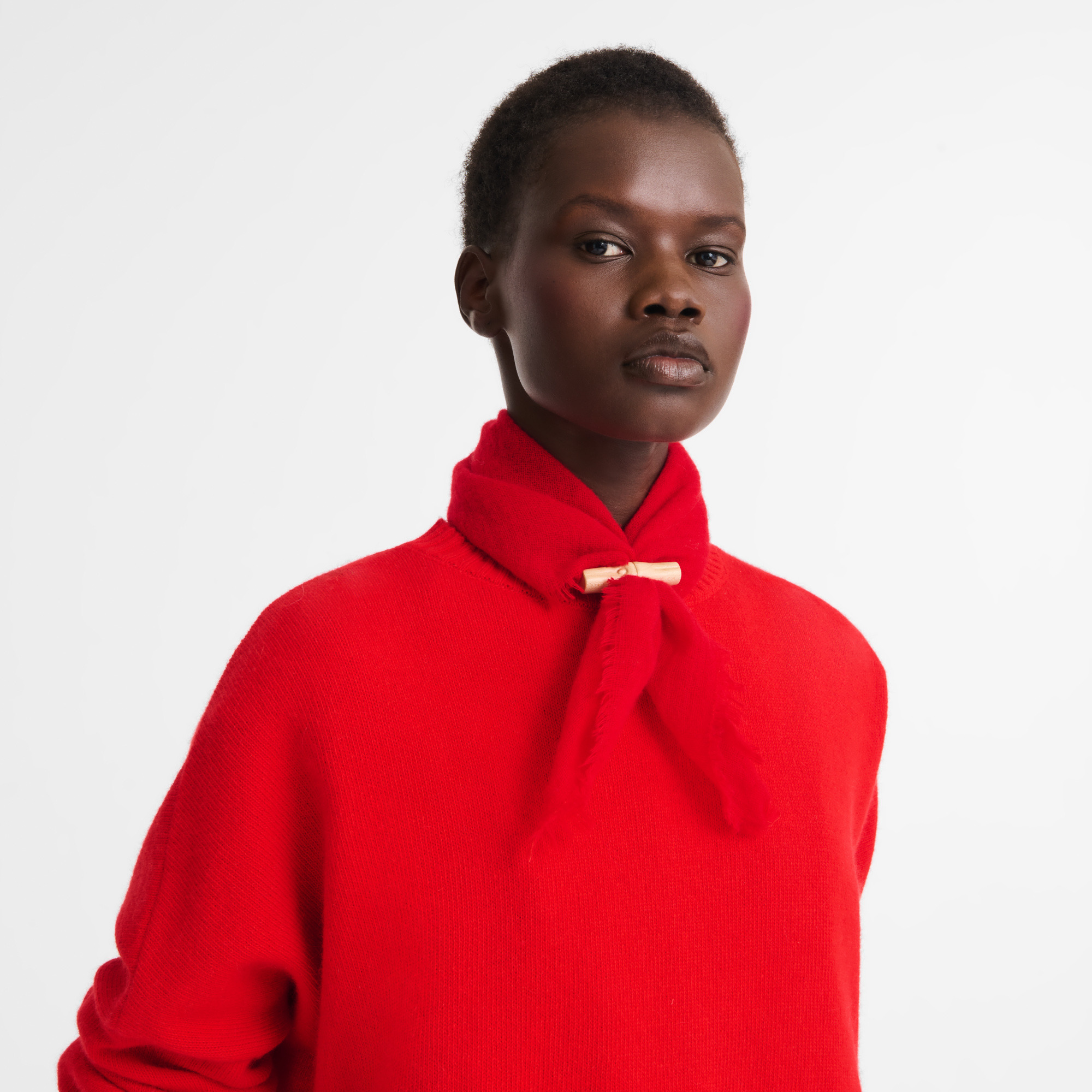 L'Hiver en douceur Stole Red - OTHER - 2
