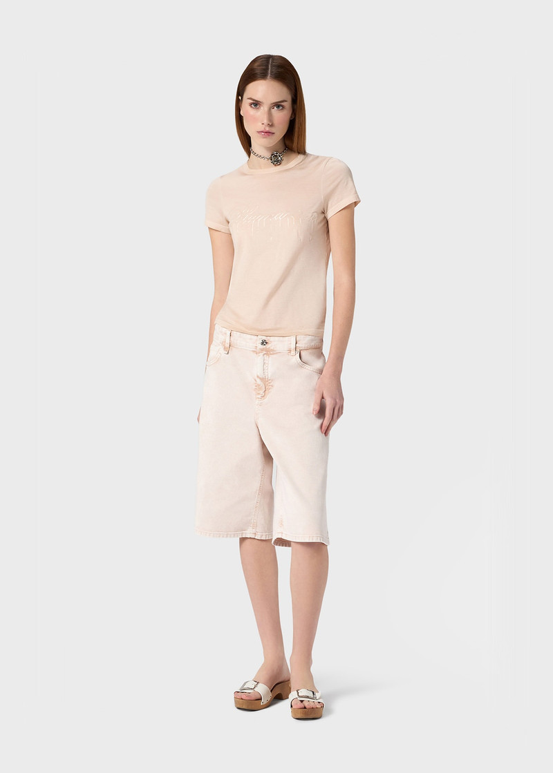 Blumarine COTTON BULL BERMUDA SHORTS outlook