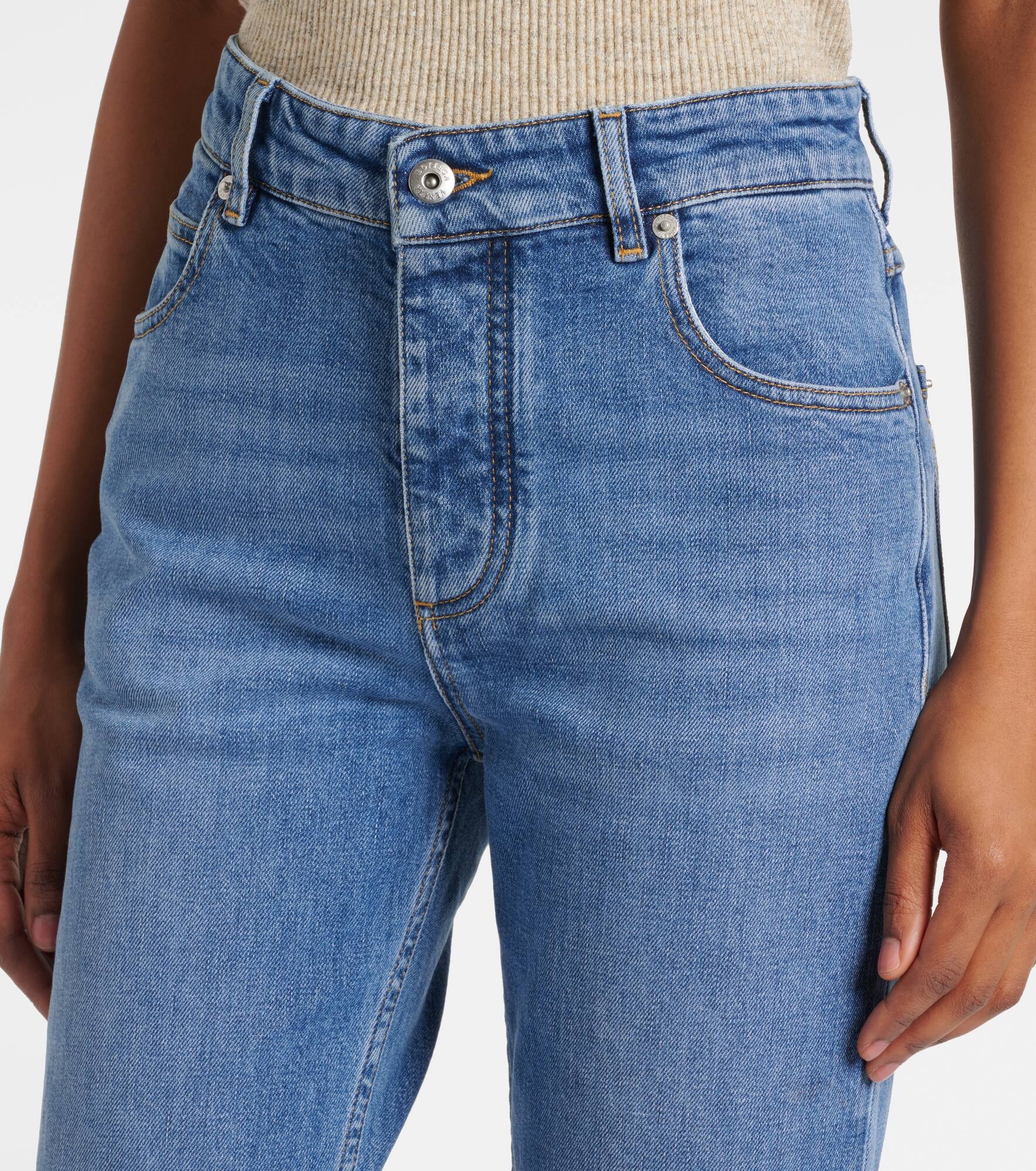 Mid-rise slim jeans - 4