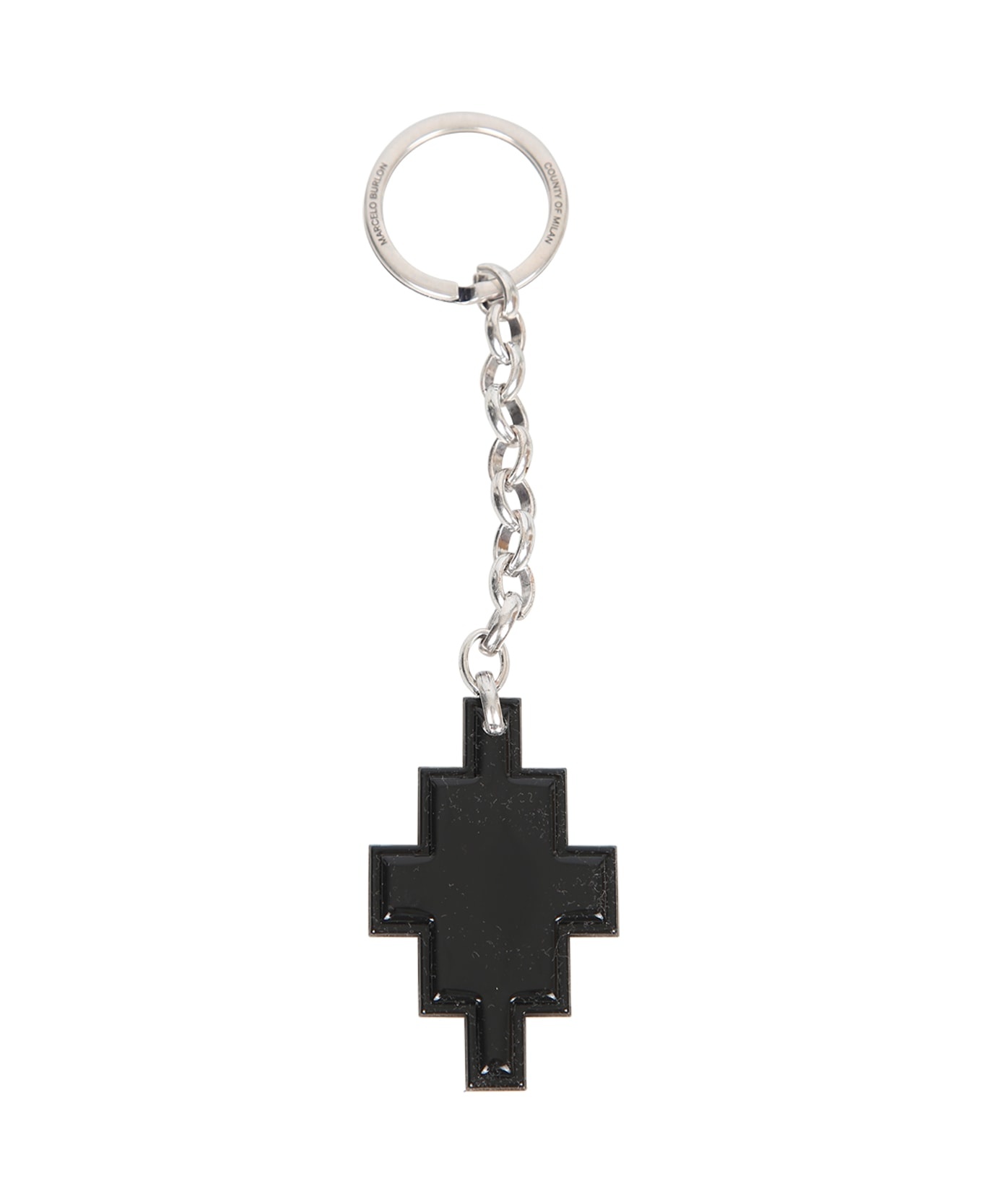 Porta Chiavi Pvc Cross Nero - 1