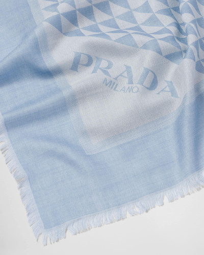 Prada Wool and silk scarf outlook