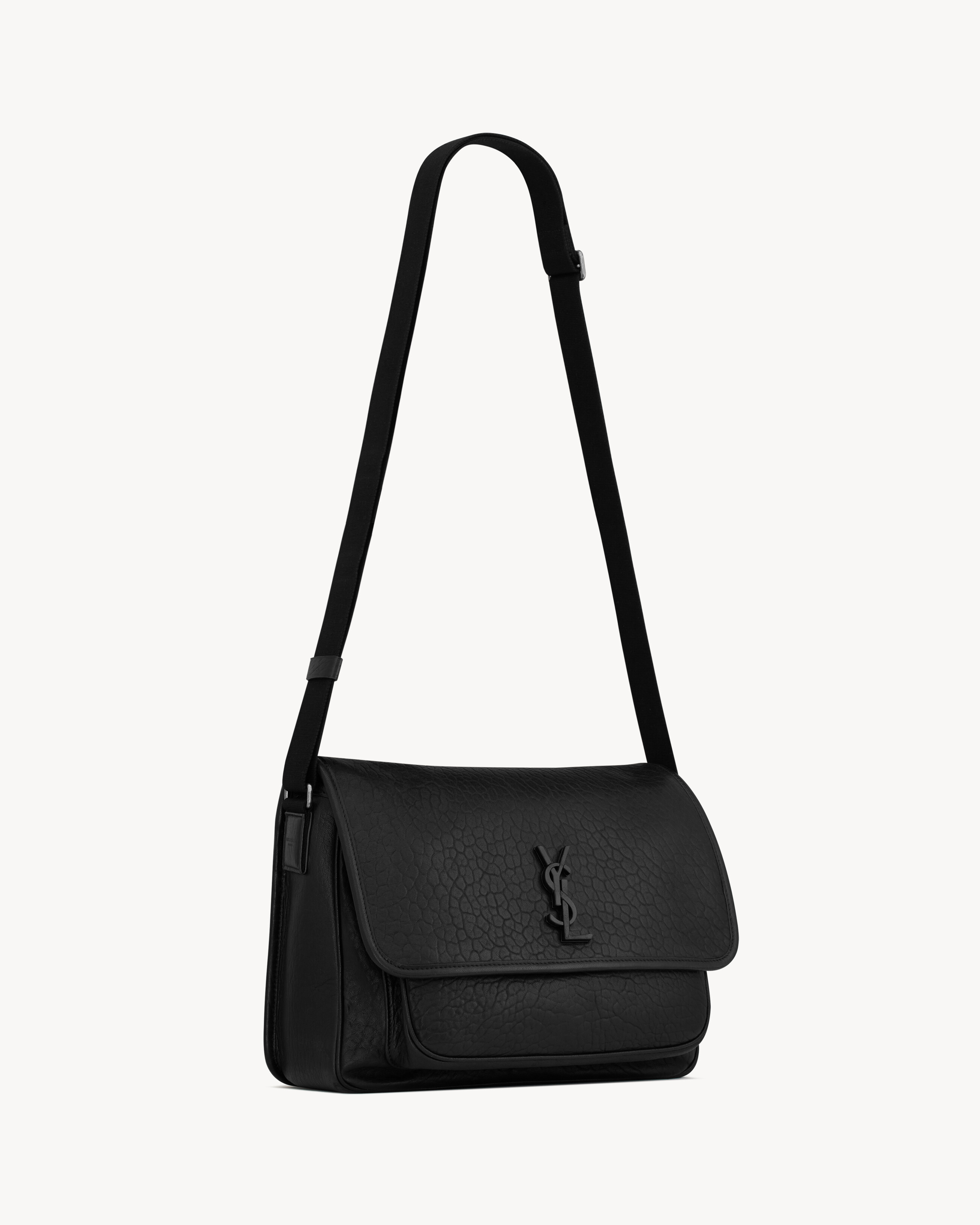 NIKI MESSENGER IN GRAINED LEATHER - 5