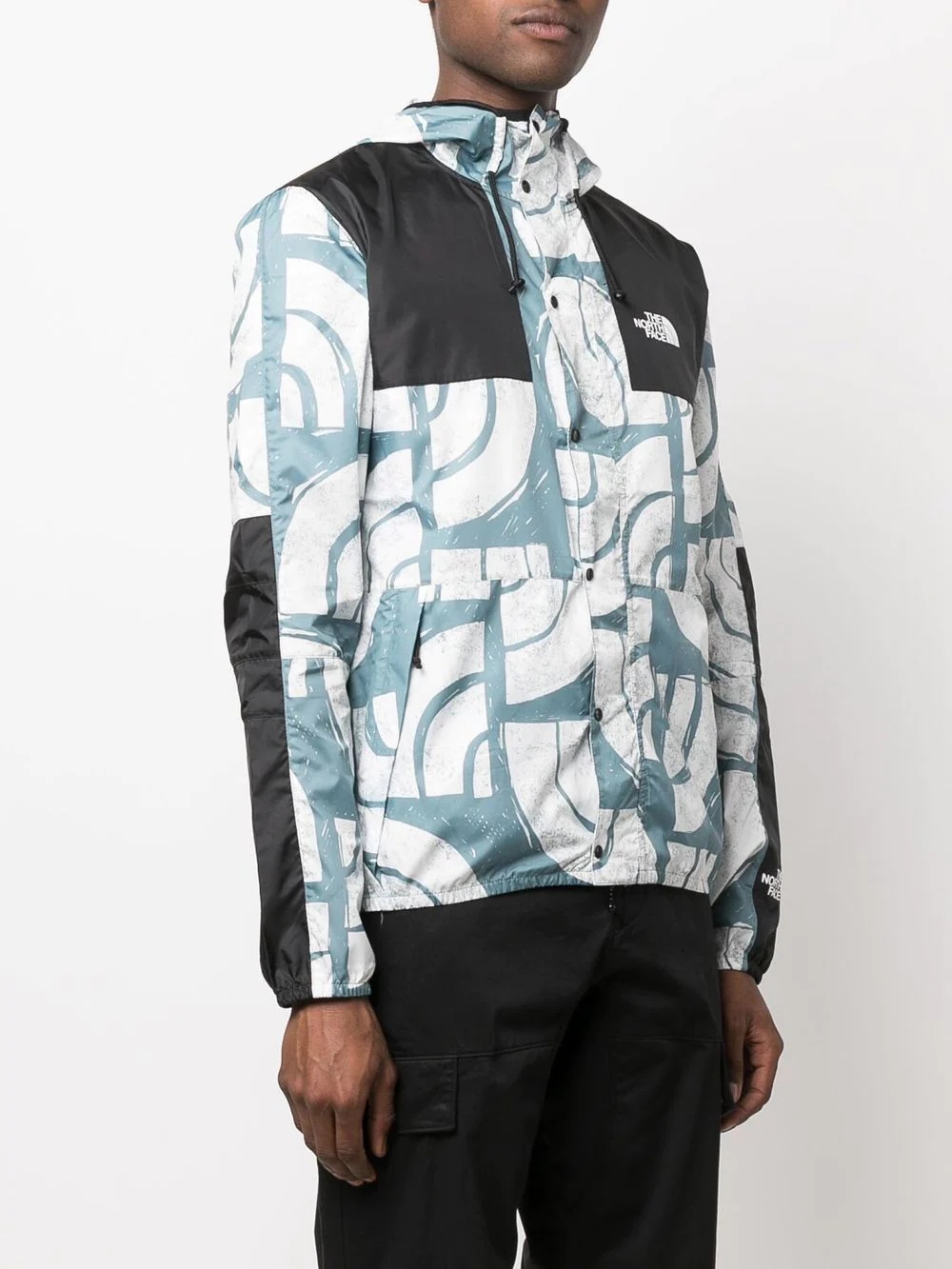 patchwork logo-print  jacket - 3