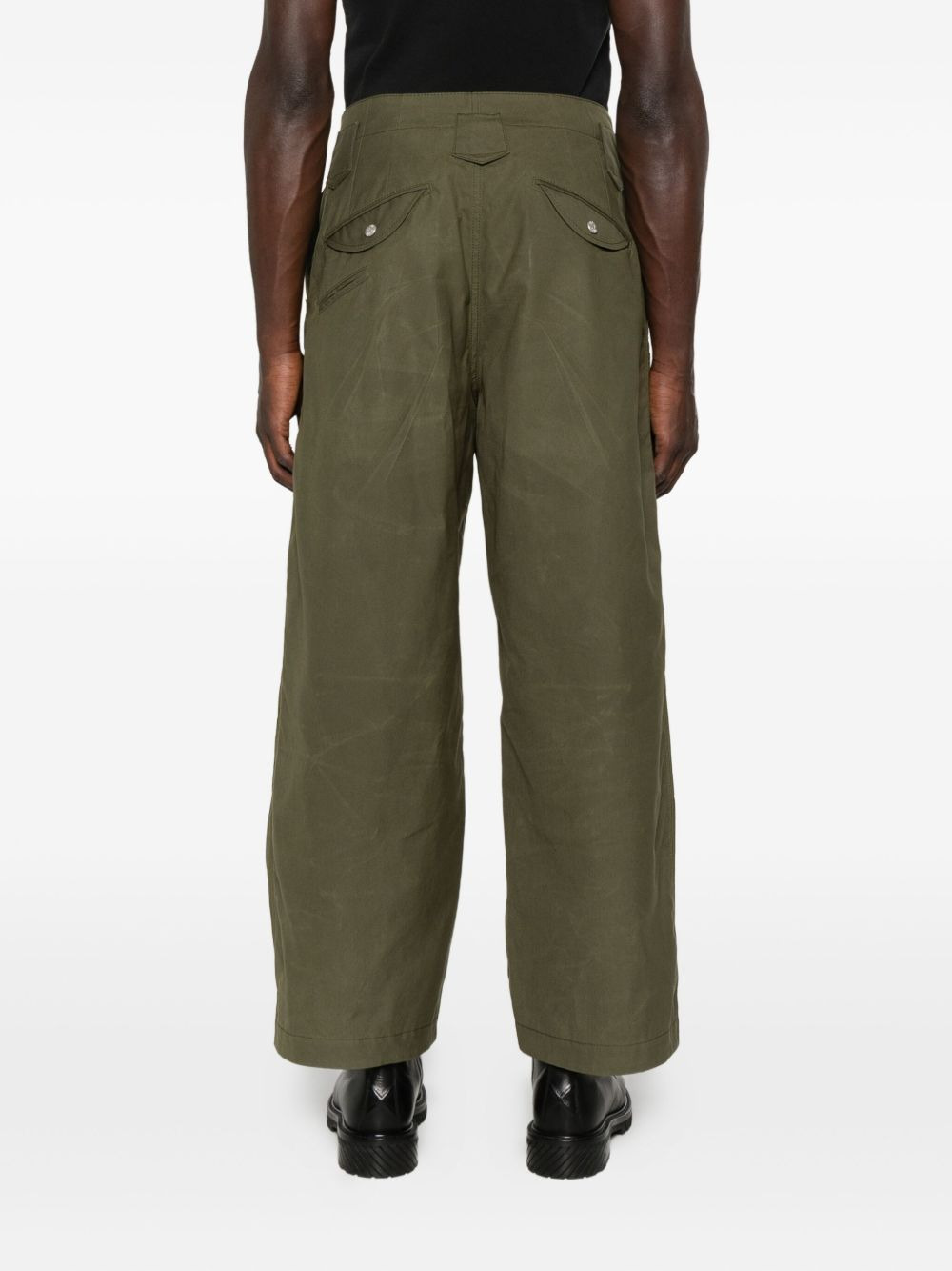 quilted-panel trousers - 4
