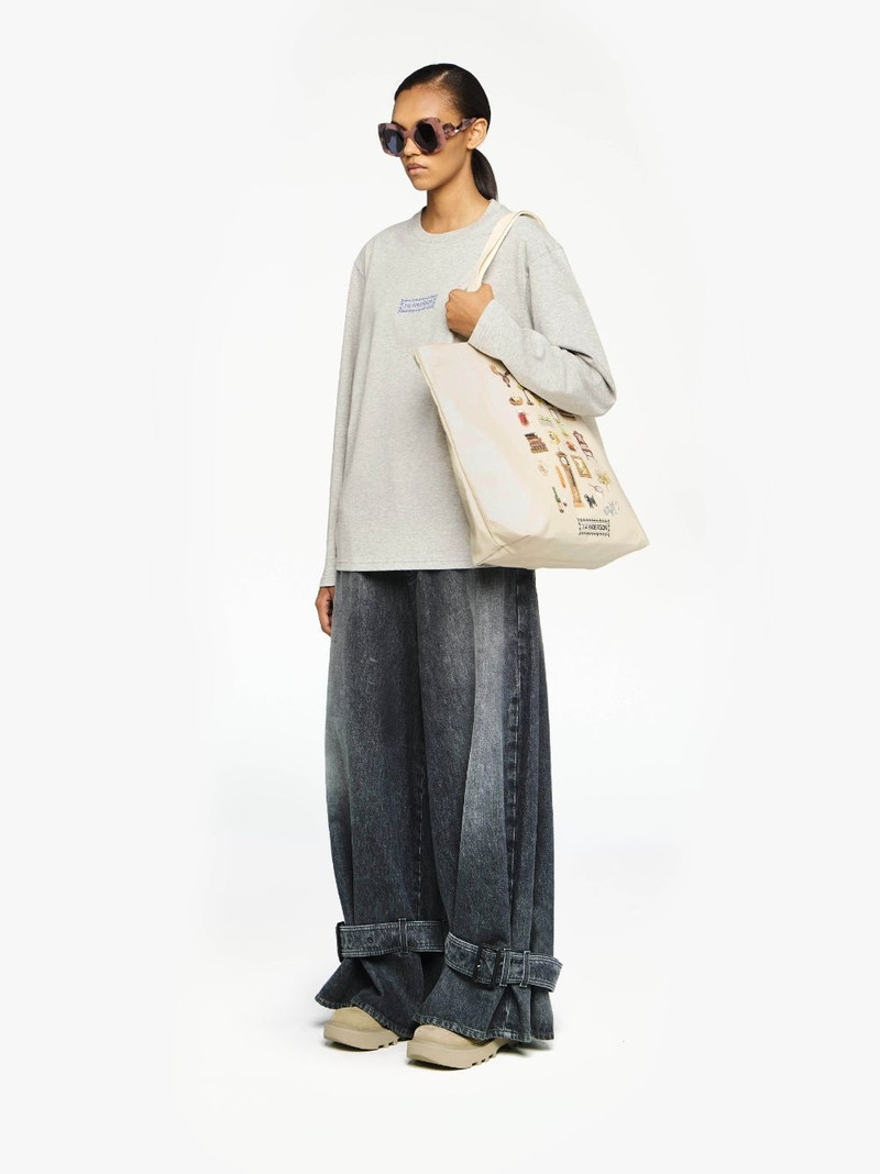 CANVAS TOTE - "DIORAMA FURNITURE" PRINT 5