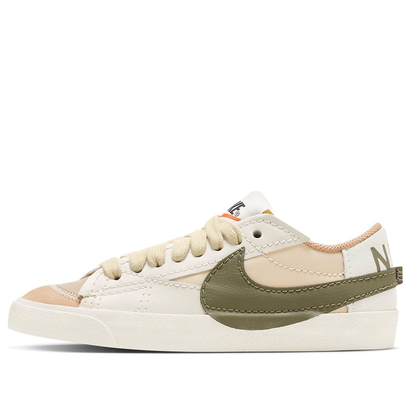 (WMNS) Nike Blazer Low '77 Jumbo 'Sand Drift Medium Olive' DQ1470-105 - 1