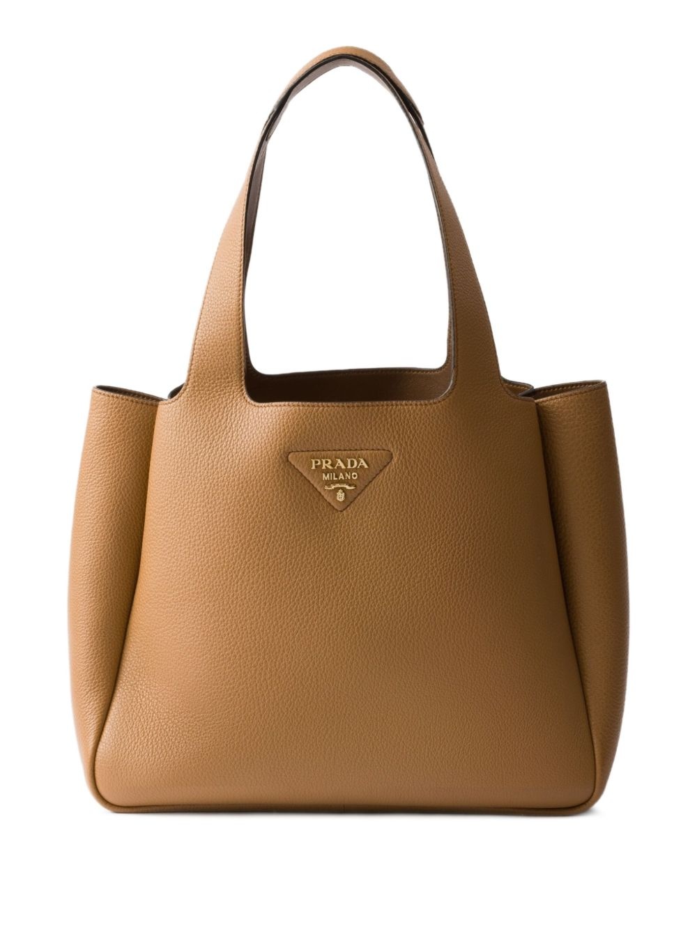 medium leather tote bag - 1