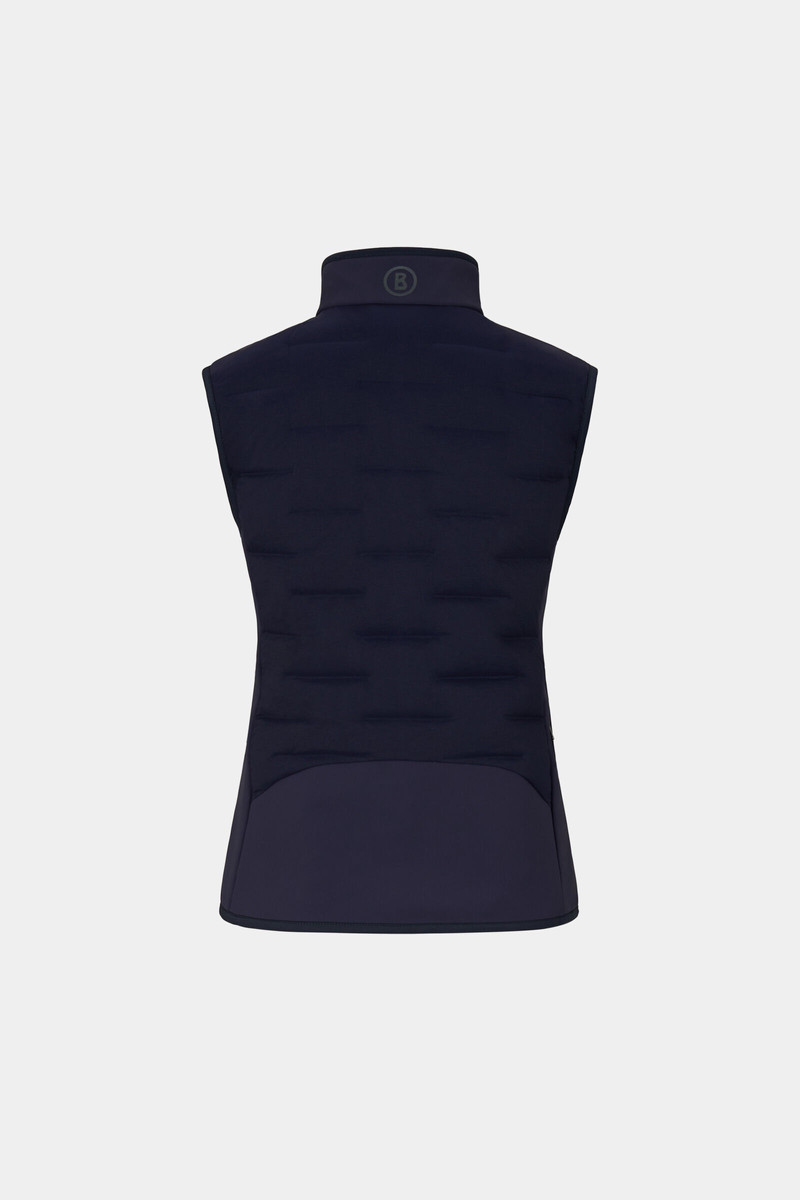 Dorina Softshell down vest in Navy blue 8
