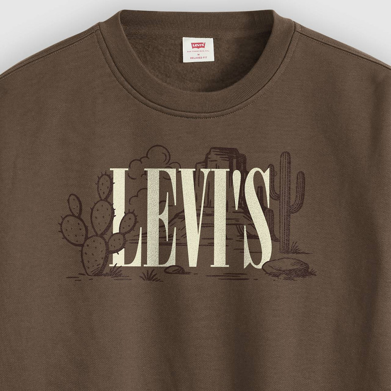 RELAXED GRAPHIC CREWNECK SWEATSHIRT 6