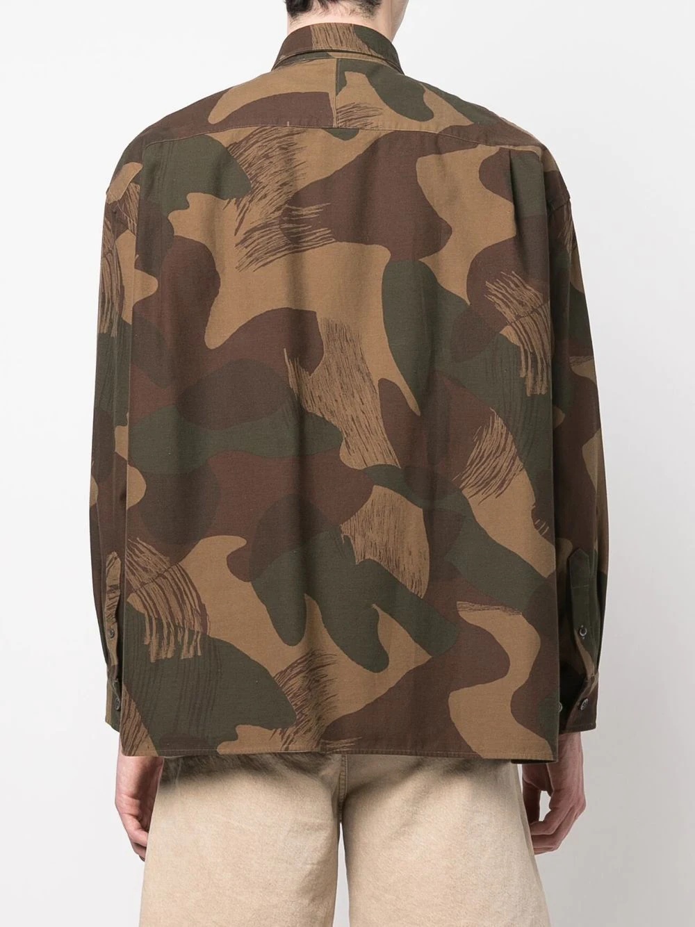 camouflage-print long-sleeve shirt - 4