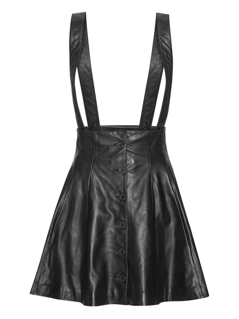 leather mini skirt 1