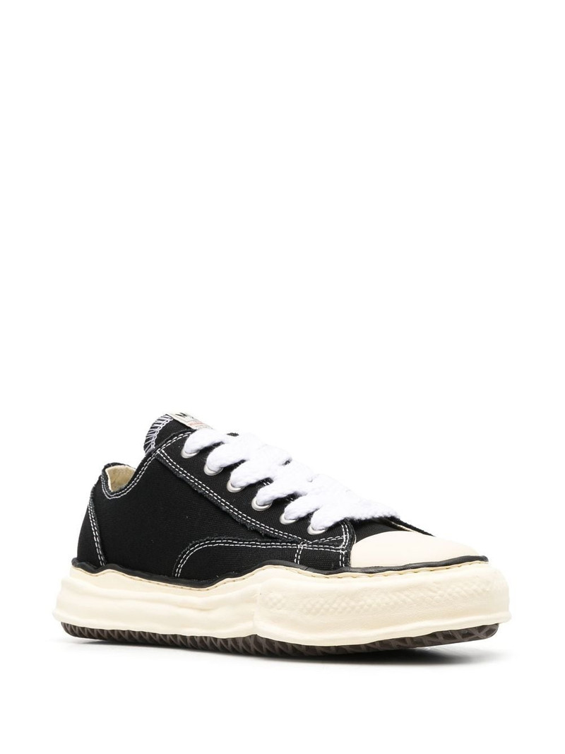 Maison MIHARAYASUHIRO logo-patch lace-up sneakers outlook