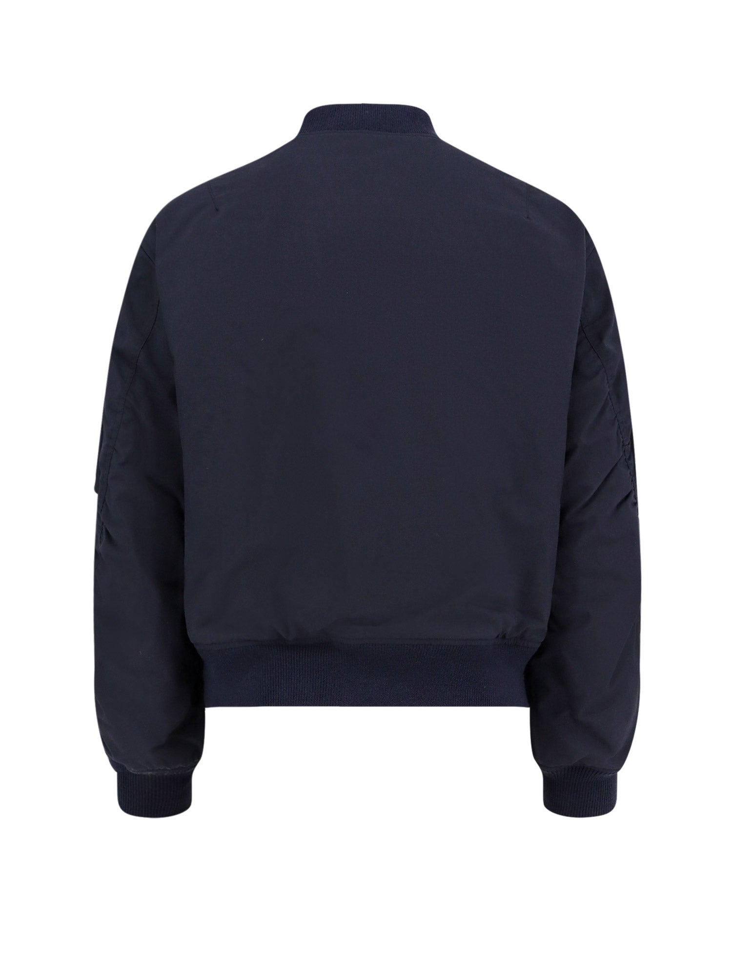 Cotton Blend Bomber Jacket - 2