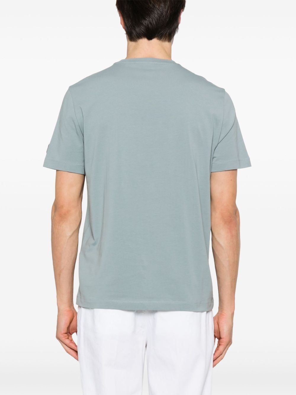 embroidered-logo T-shirt - 3