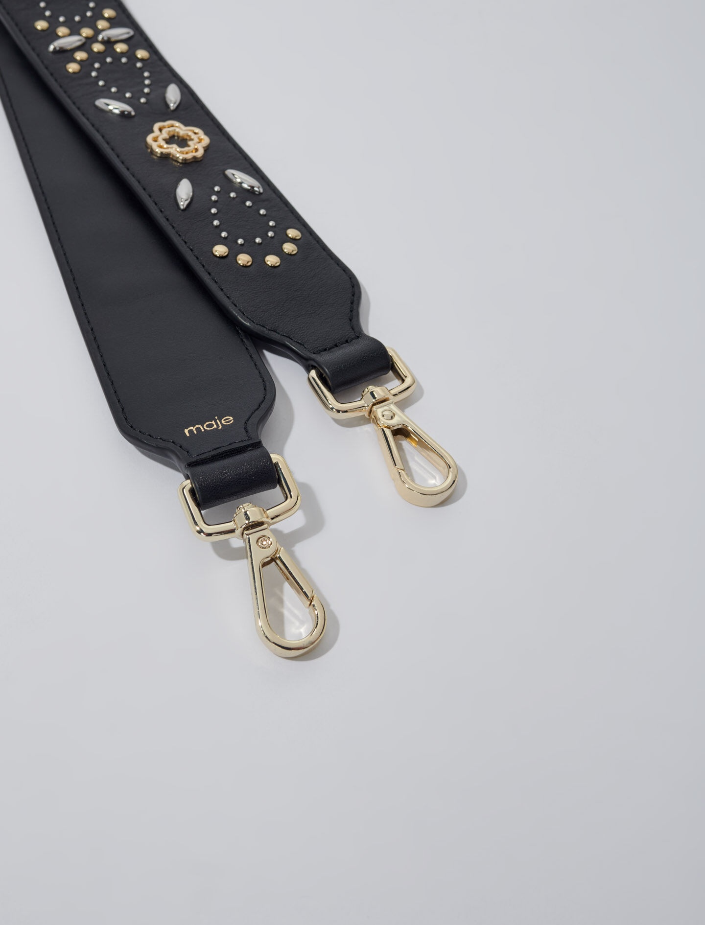 Studded leather strap - 4