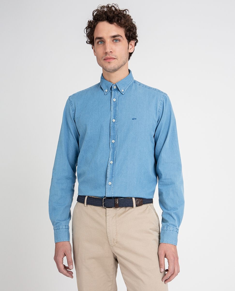 Cotton Denim Shirt - 2