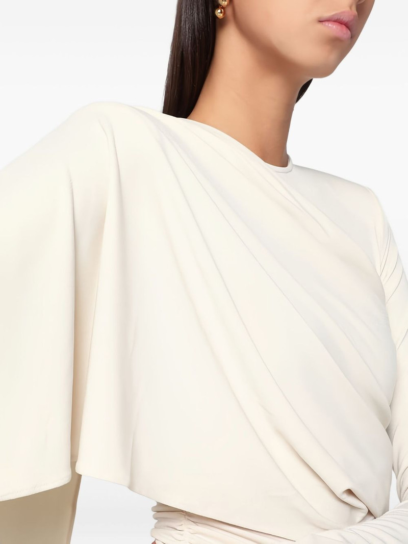 draped mini dress 4