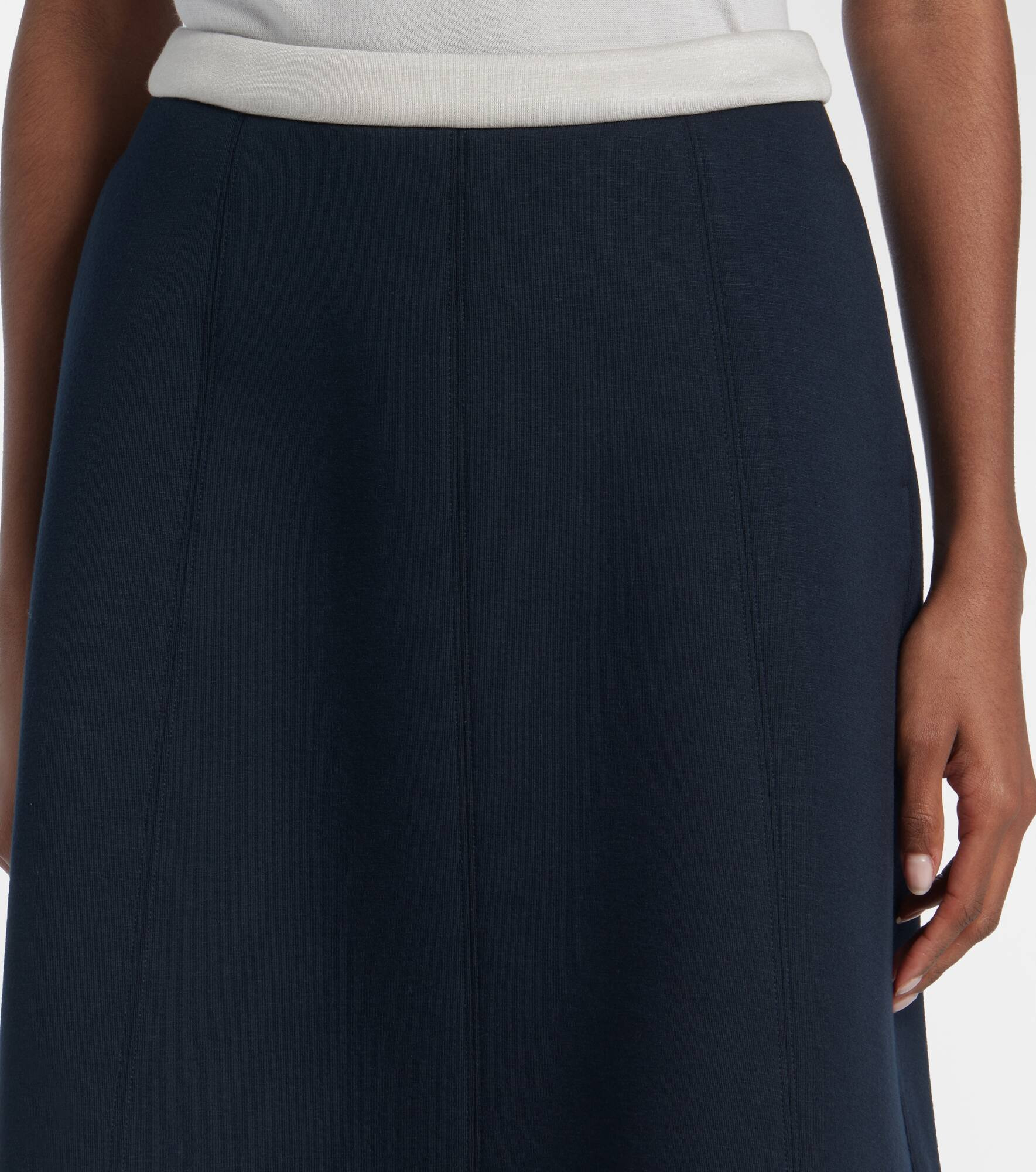 Abaco pleated jersey midi skirt - 4