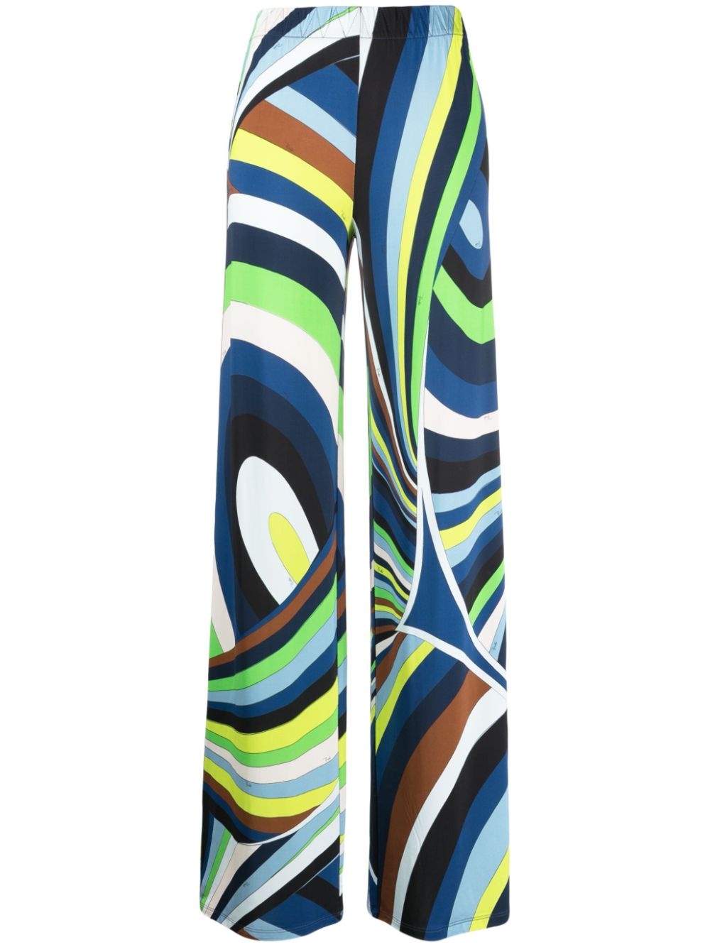 kaleidoscopic-print palazzo pants - 1