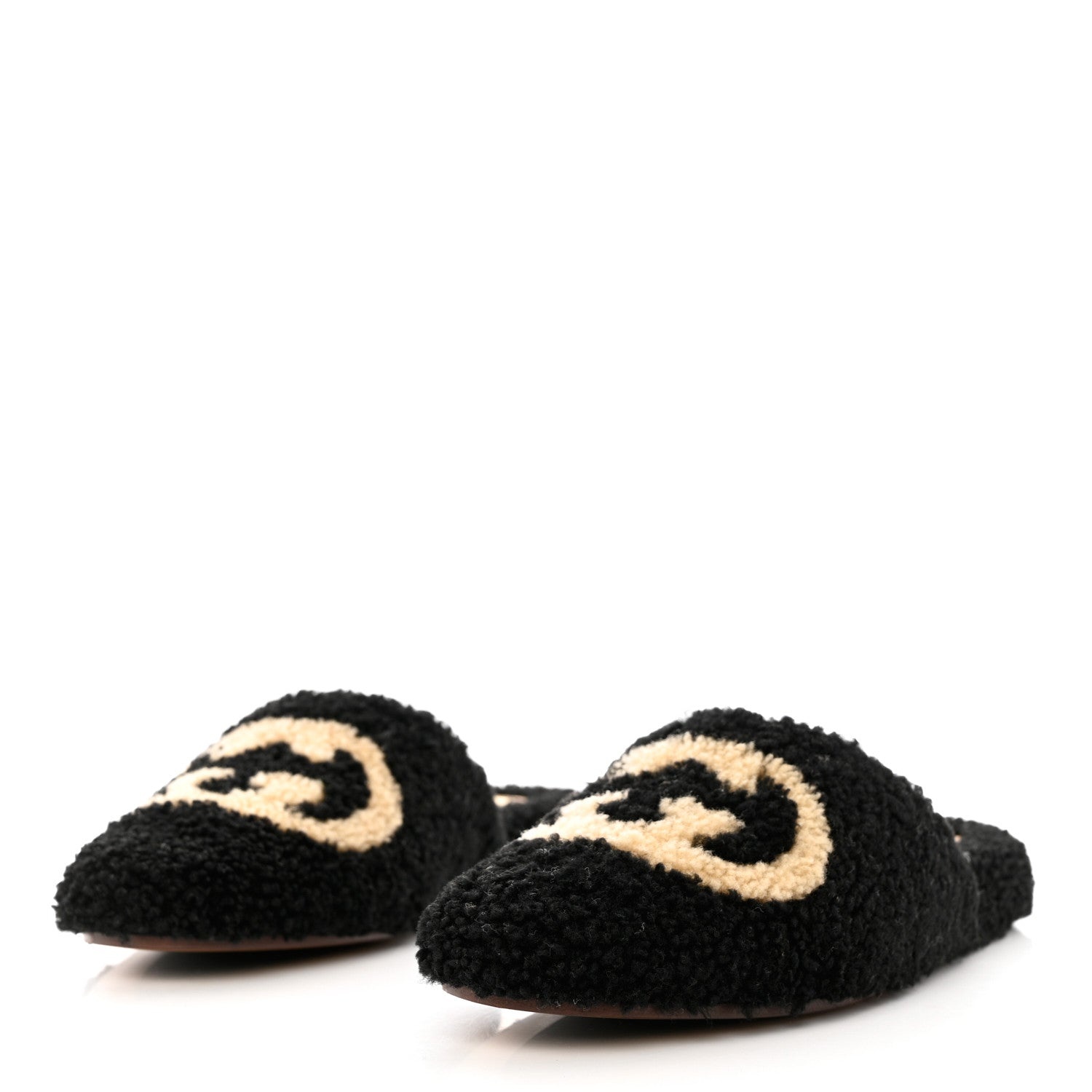 (WMNS) Gucci Slippers Interlocking G 'Black' 658897-D0L00-1046 - 2