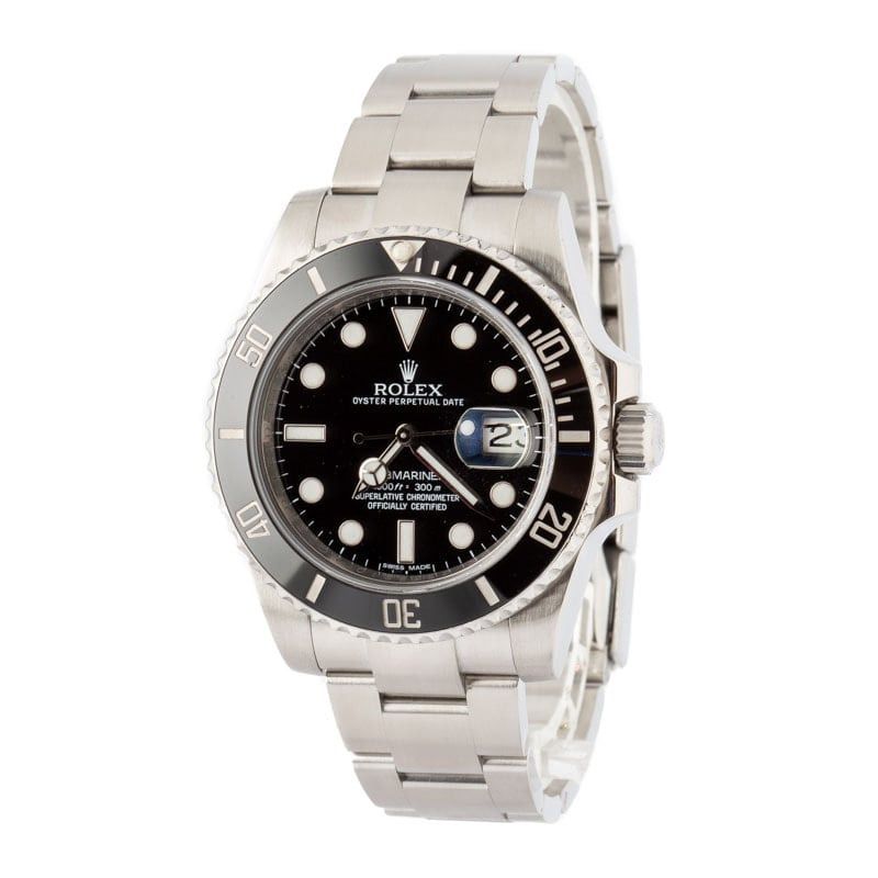 Rolex Submarine 116610 Black Chromalight Dial - 2