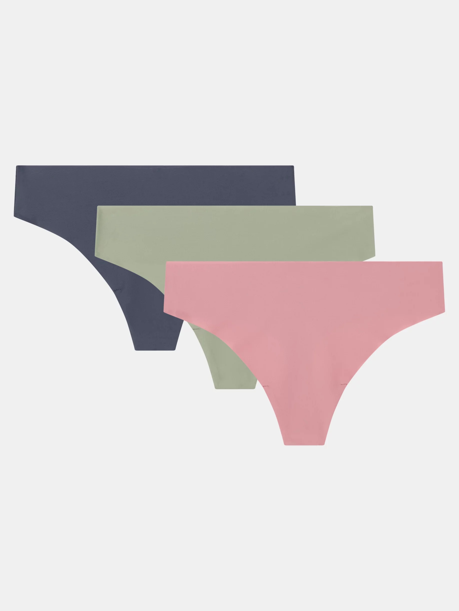 Women's UA Essential Stretch 3-Pack No Show Thong - 1
