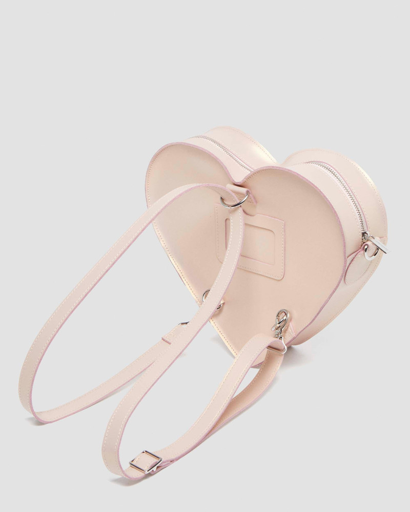 Heart Bag Metallic Shift Leather Backpack 10