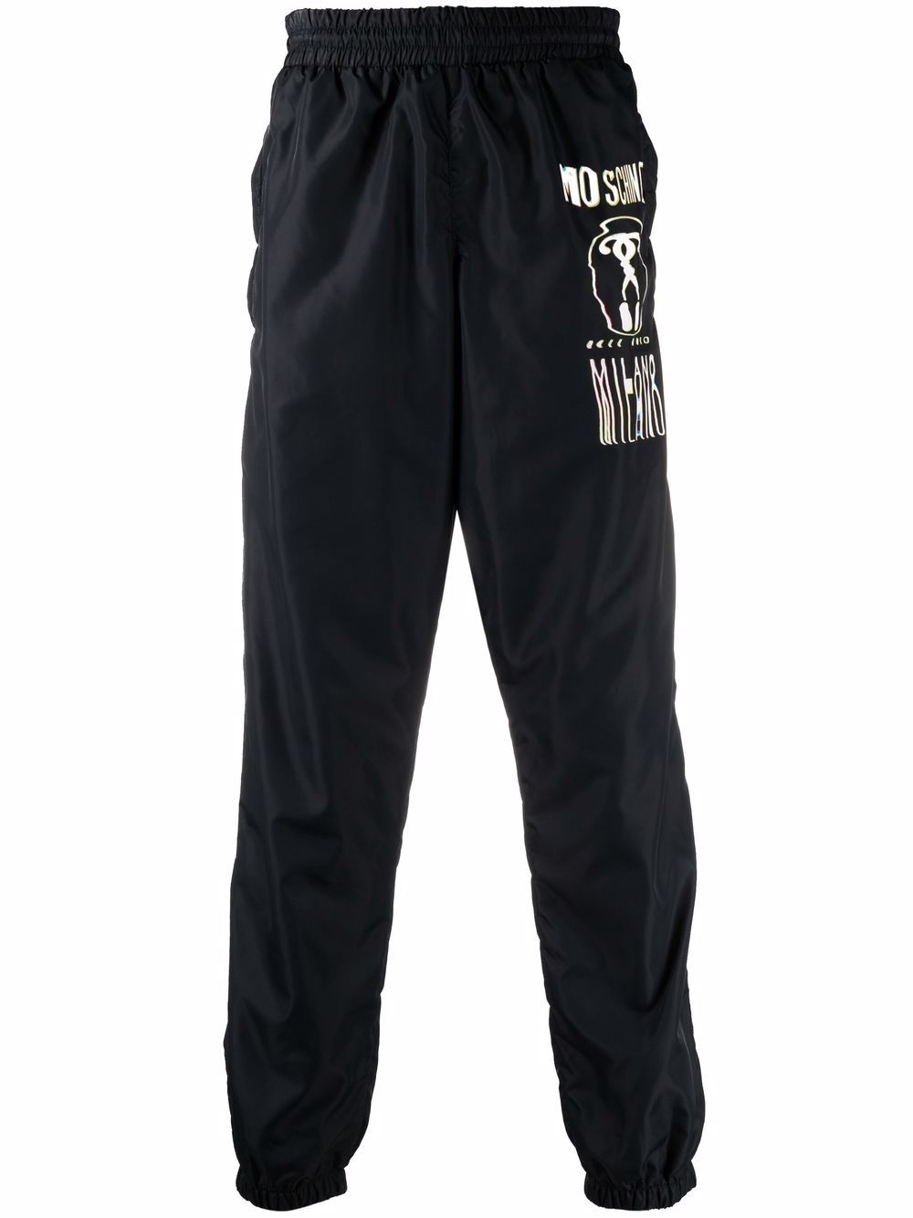 logo-print track pants - 1