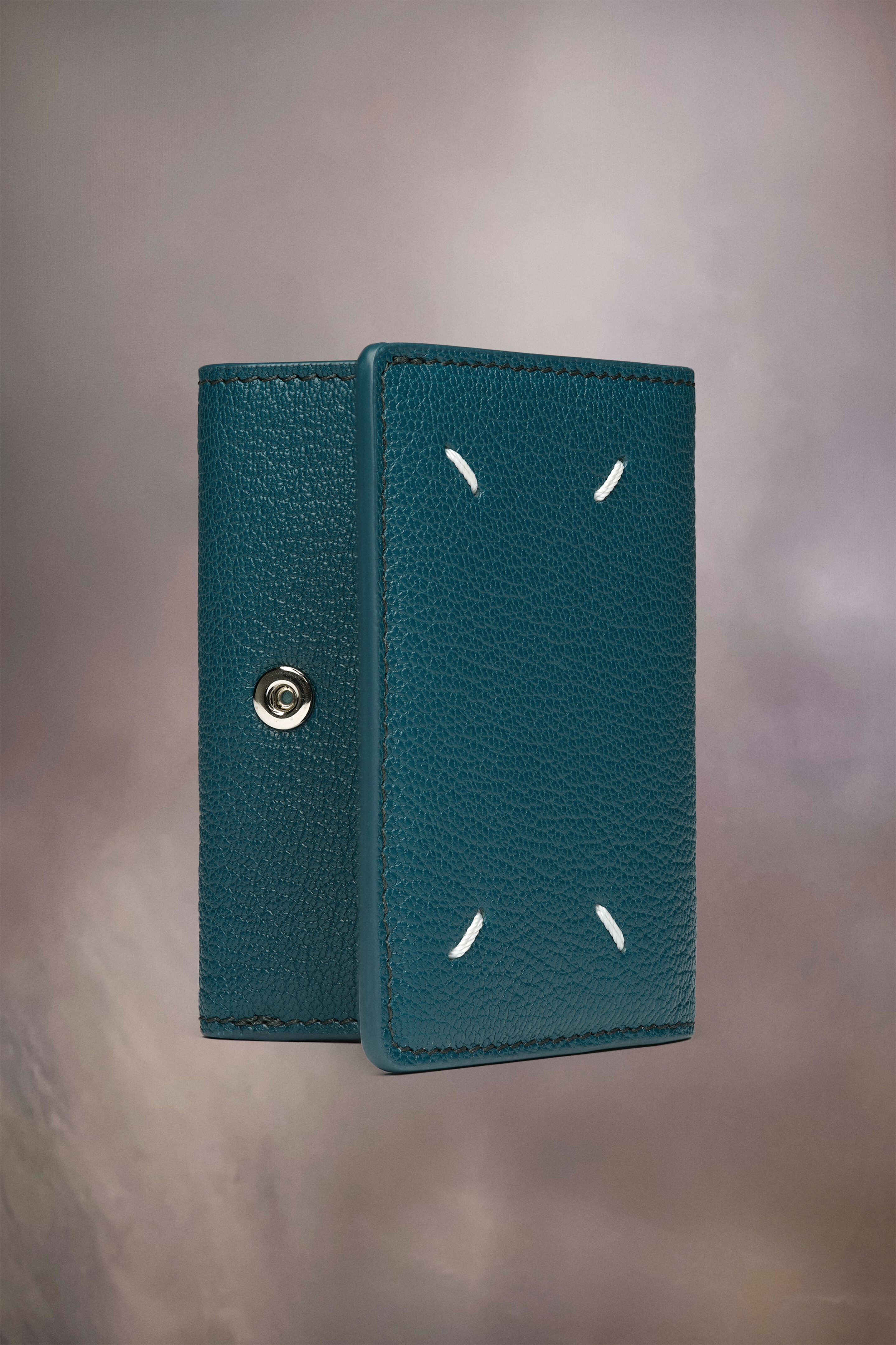 Leather flap wallet - 4