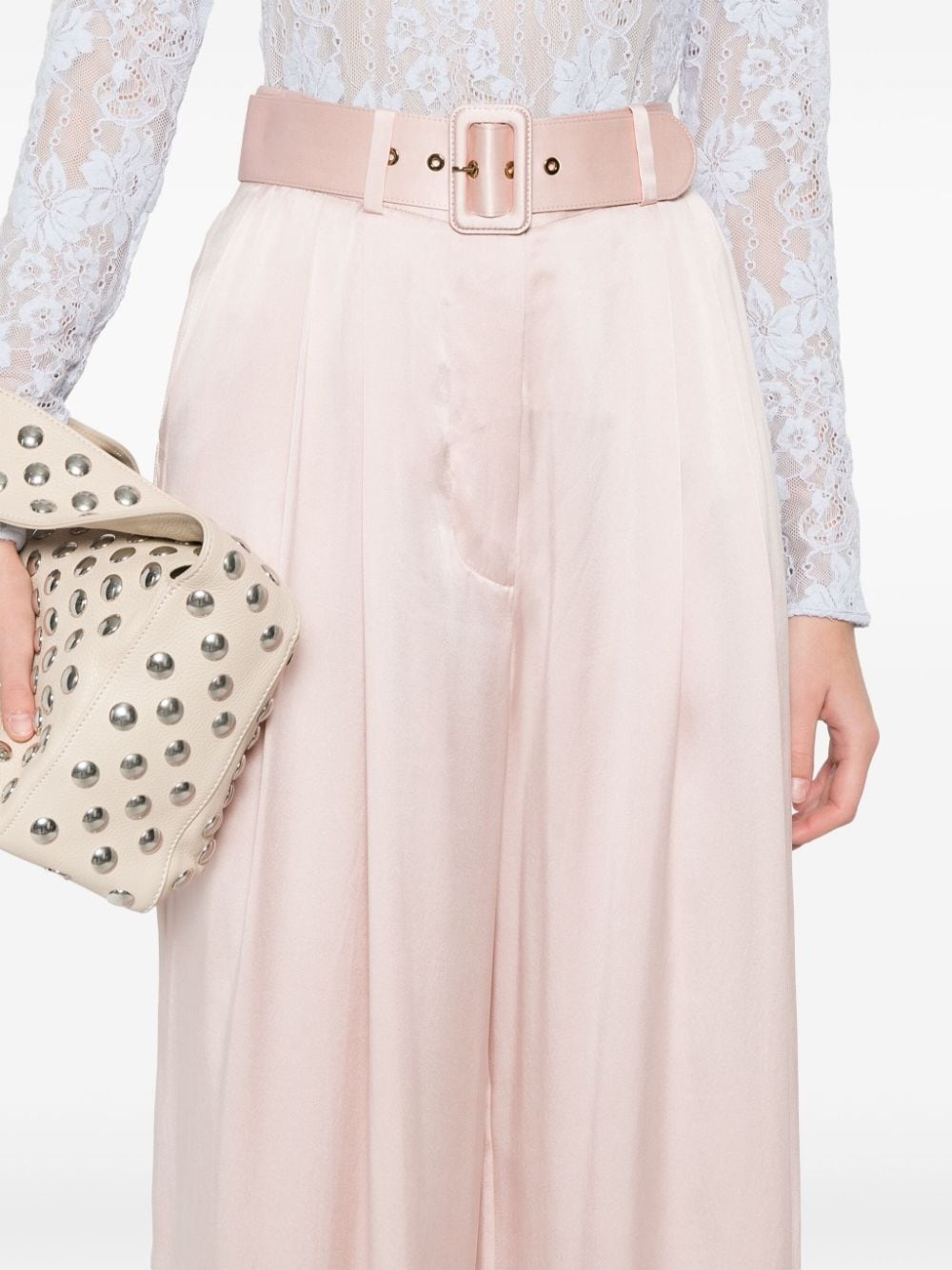 silk palazzo pants - 5