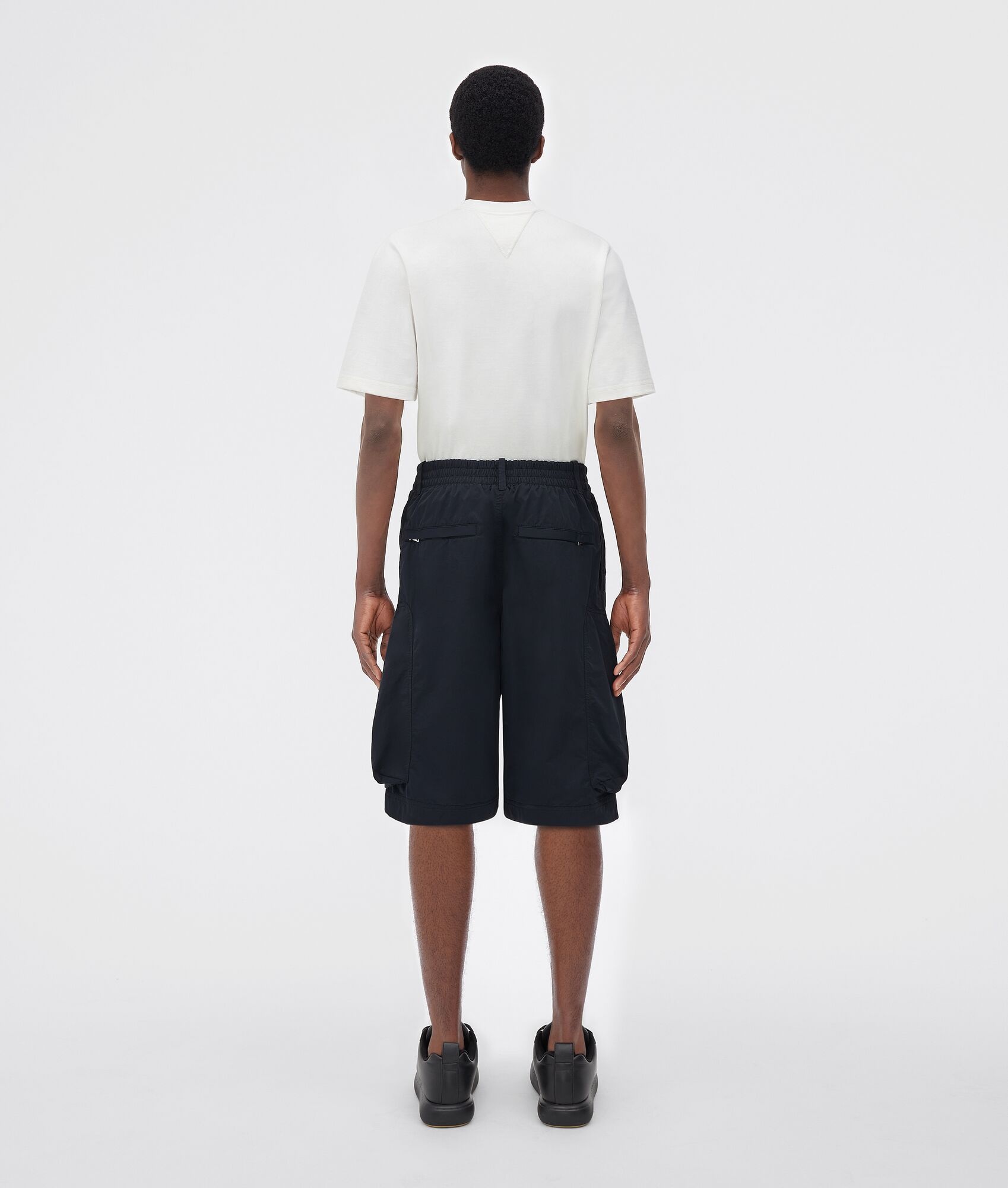 technical nylon cargo shorts - 3