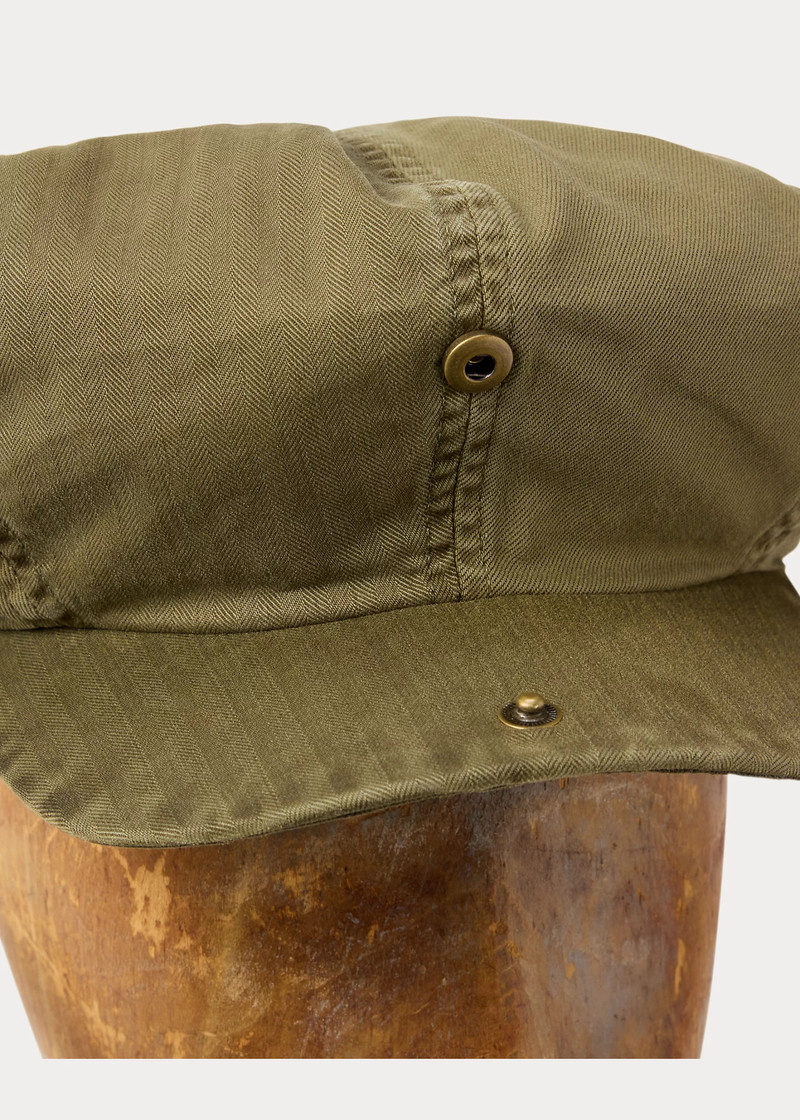 Garment-Dyed Twill Newsboy Cap 3