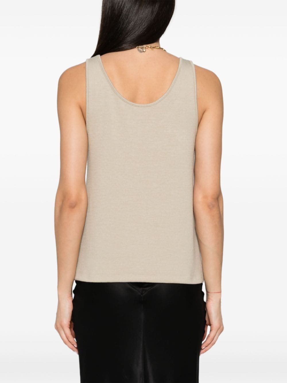 sleeveless knitted top - 4