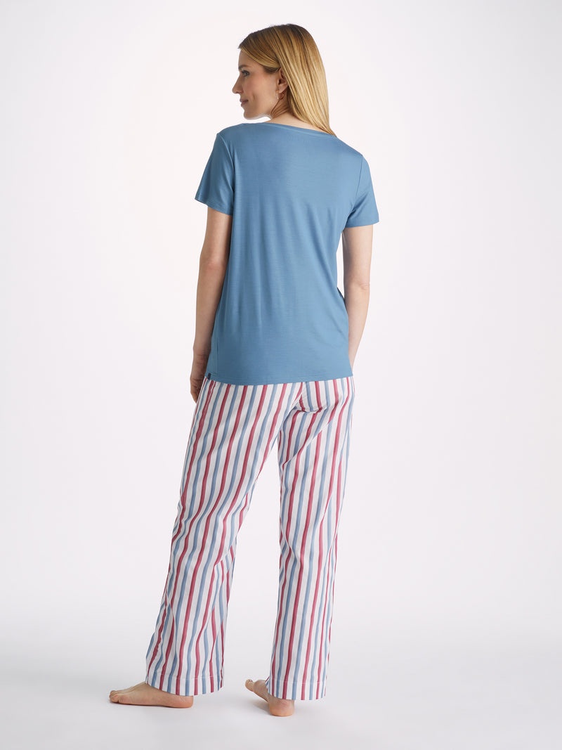 Women's T-Shirt Lara Micro Modal Stretch Denim - 4