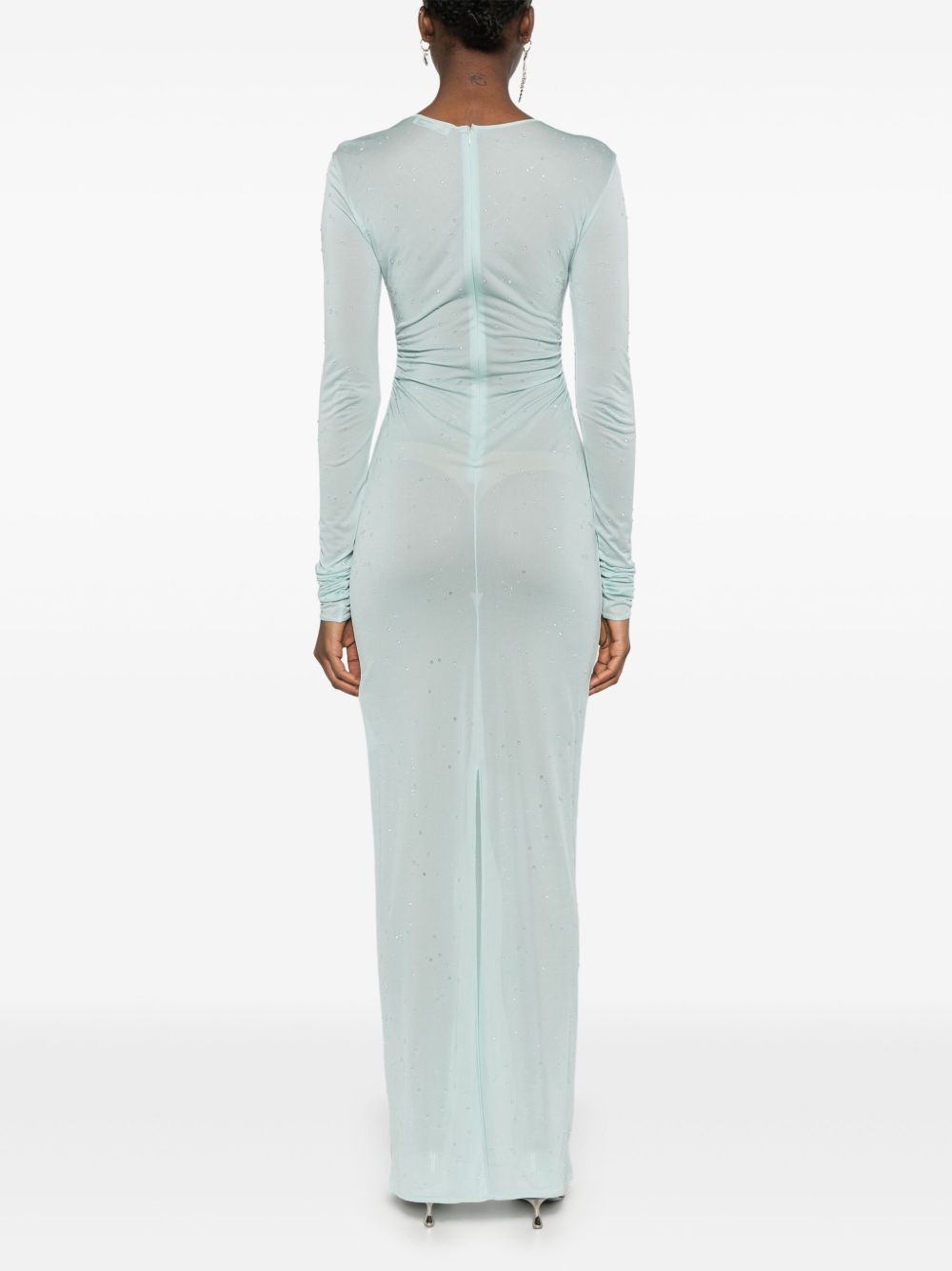 sheer maxi dress - 4