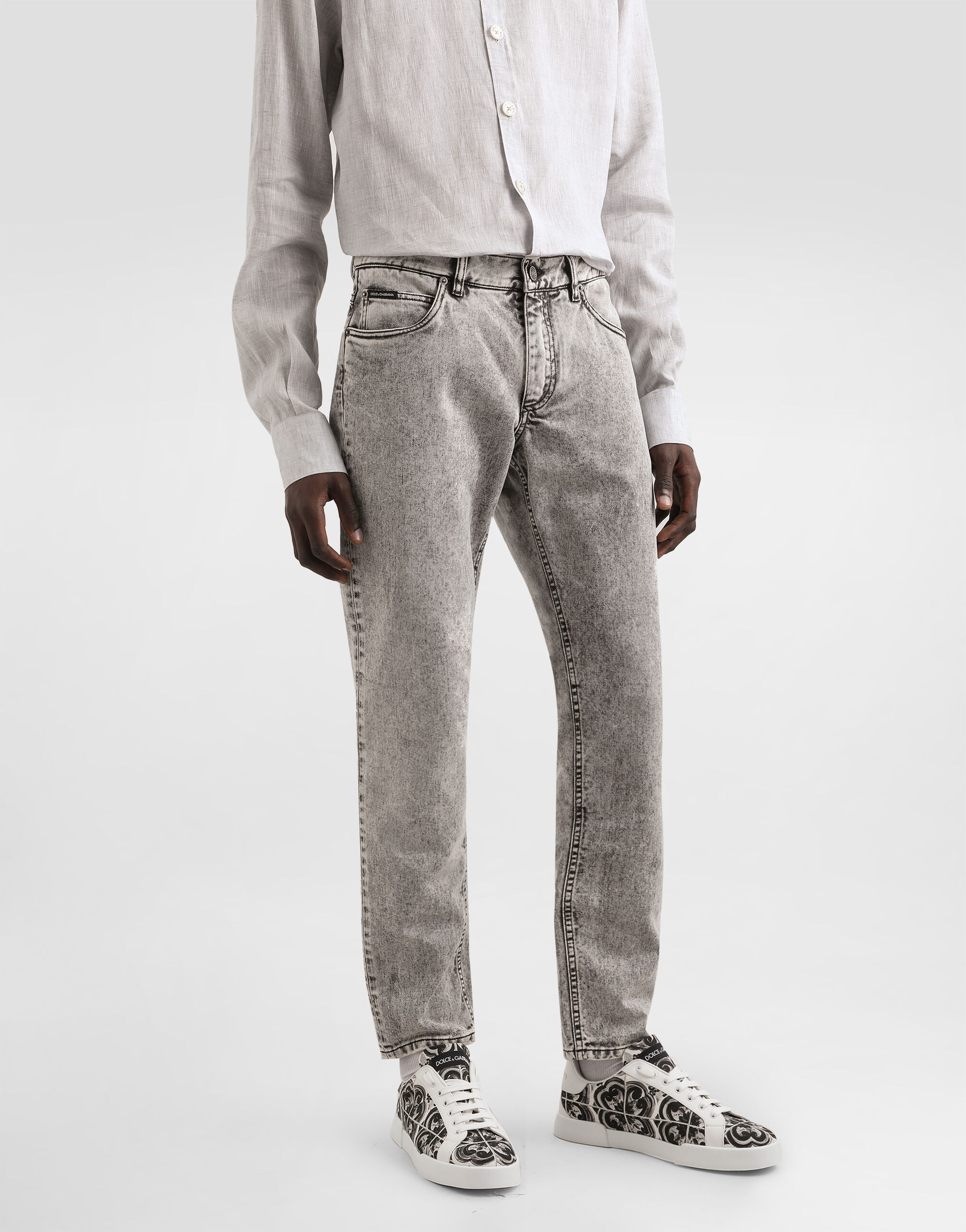 Regular cotton jeans - 2