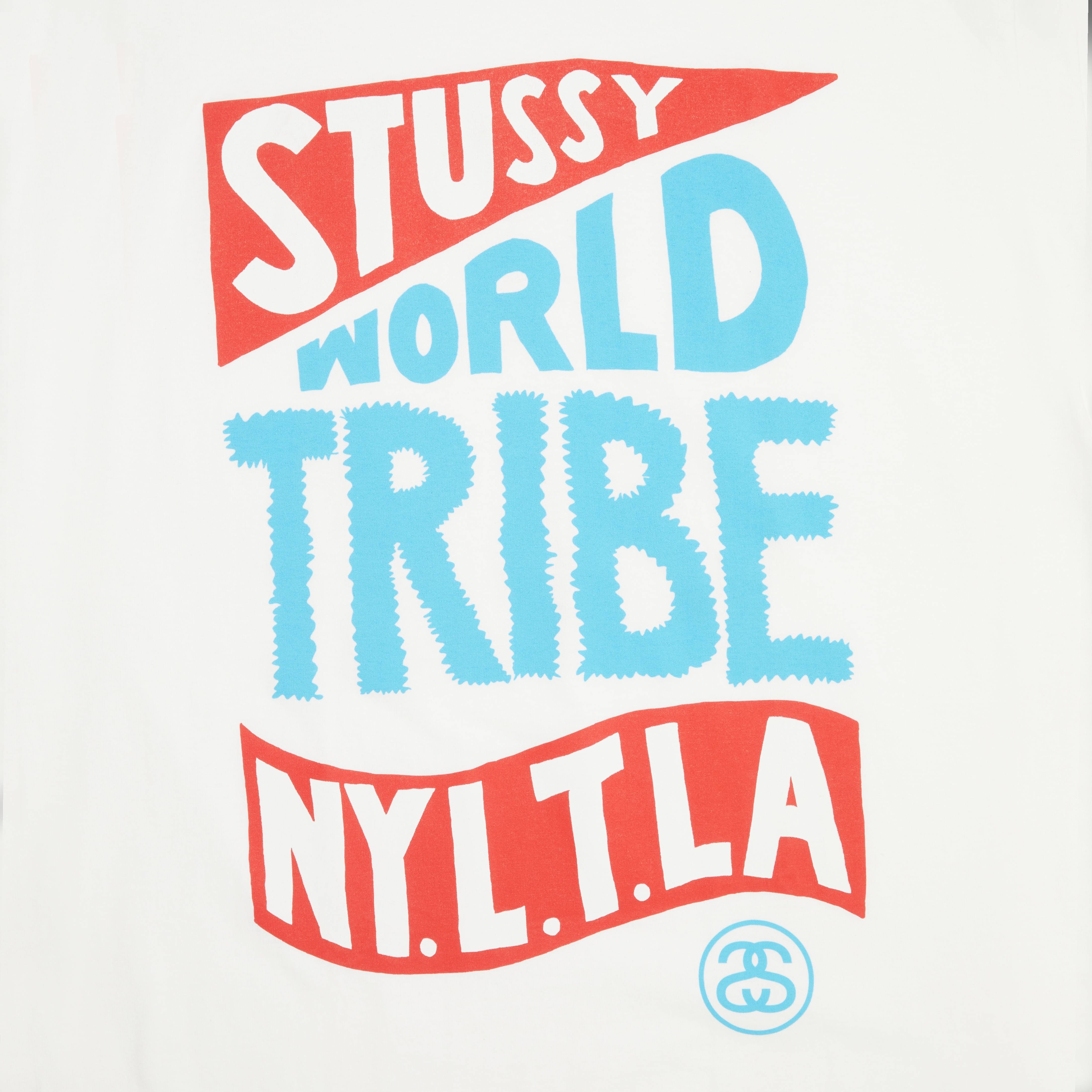 Stussy Gear World Tribe NYLTLA Long-Sleeve 'White' - 3